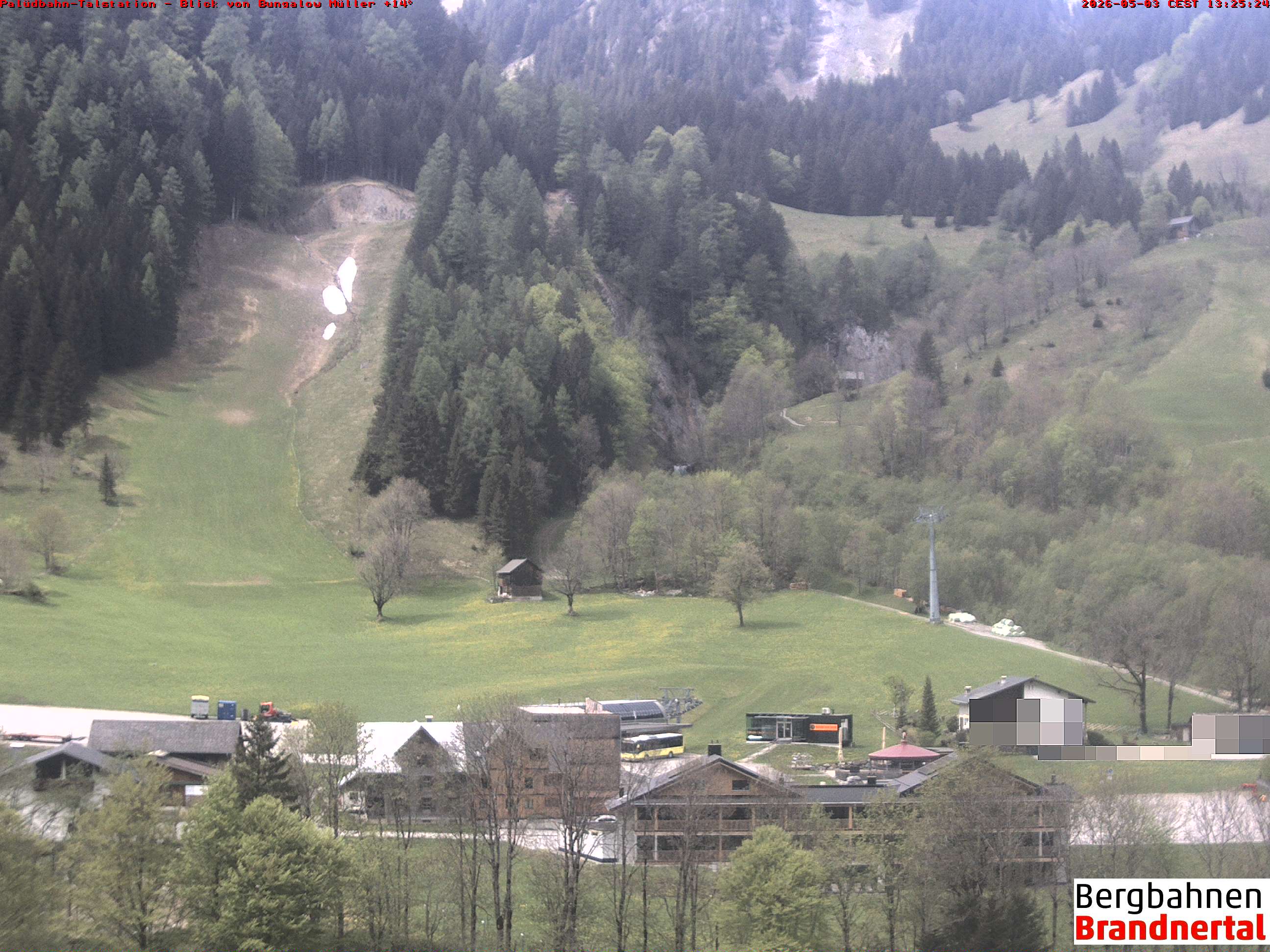 Blick auf Palüdbahn von Bungalow Müller