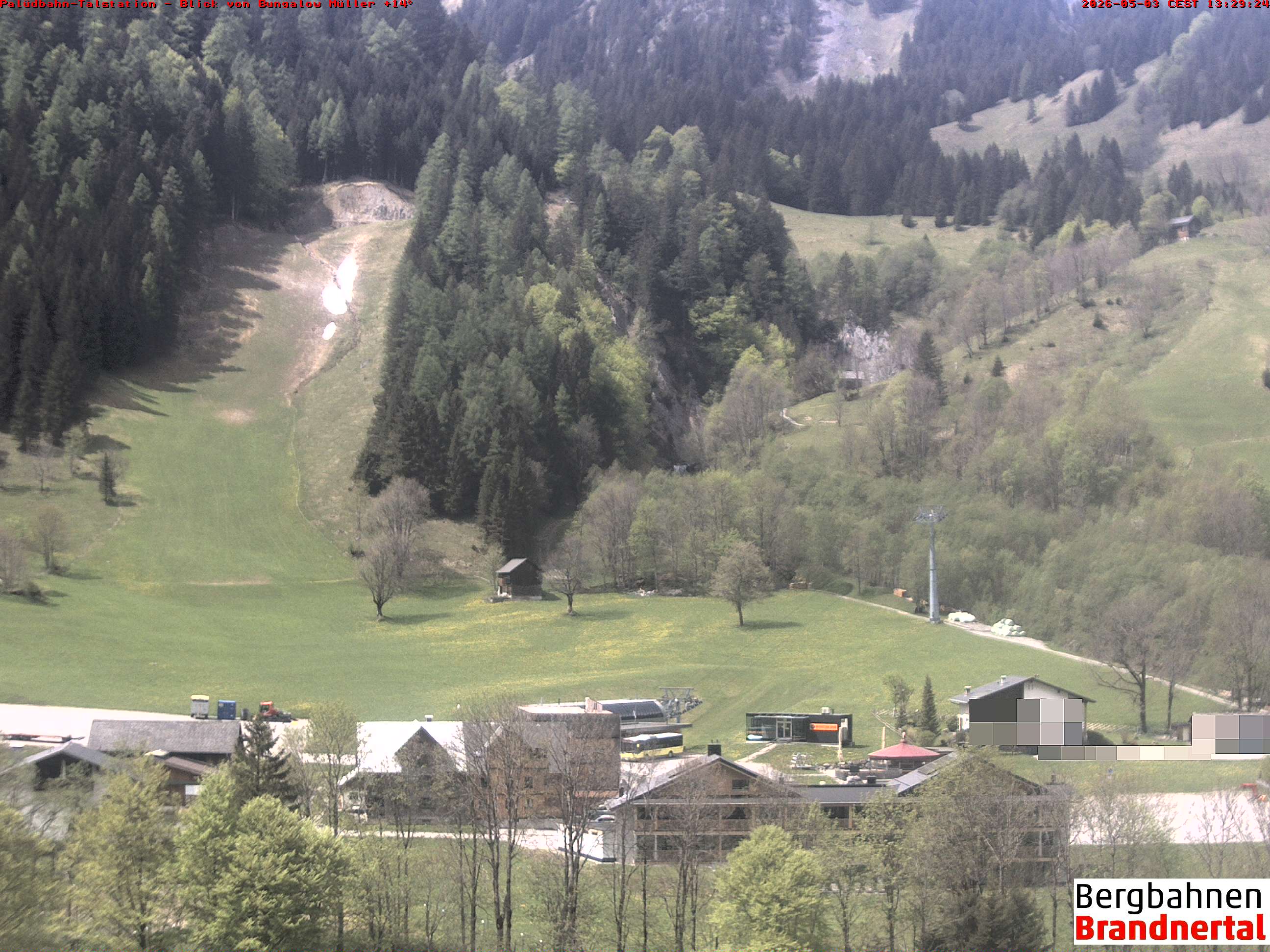 Blick auf Palüdbahn von Bungalow Müller
