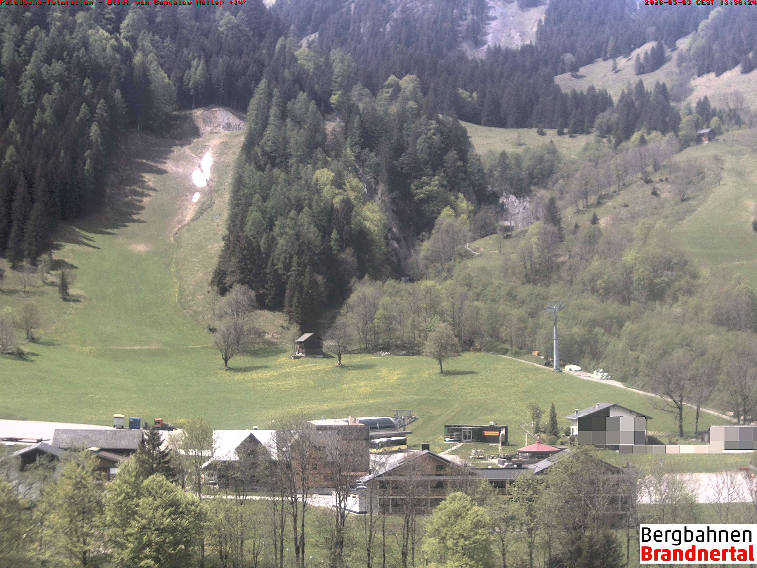 Blick auf Palüdbahn von Bungalow Müller