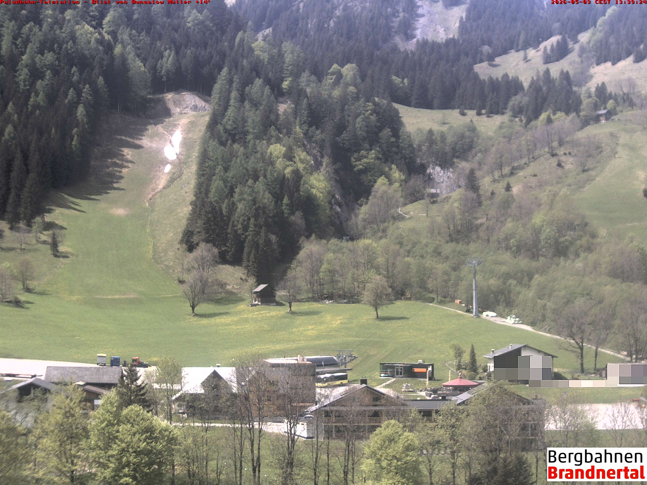 Blick auf Palüdbahn von Bungalow Müller