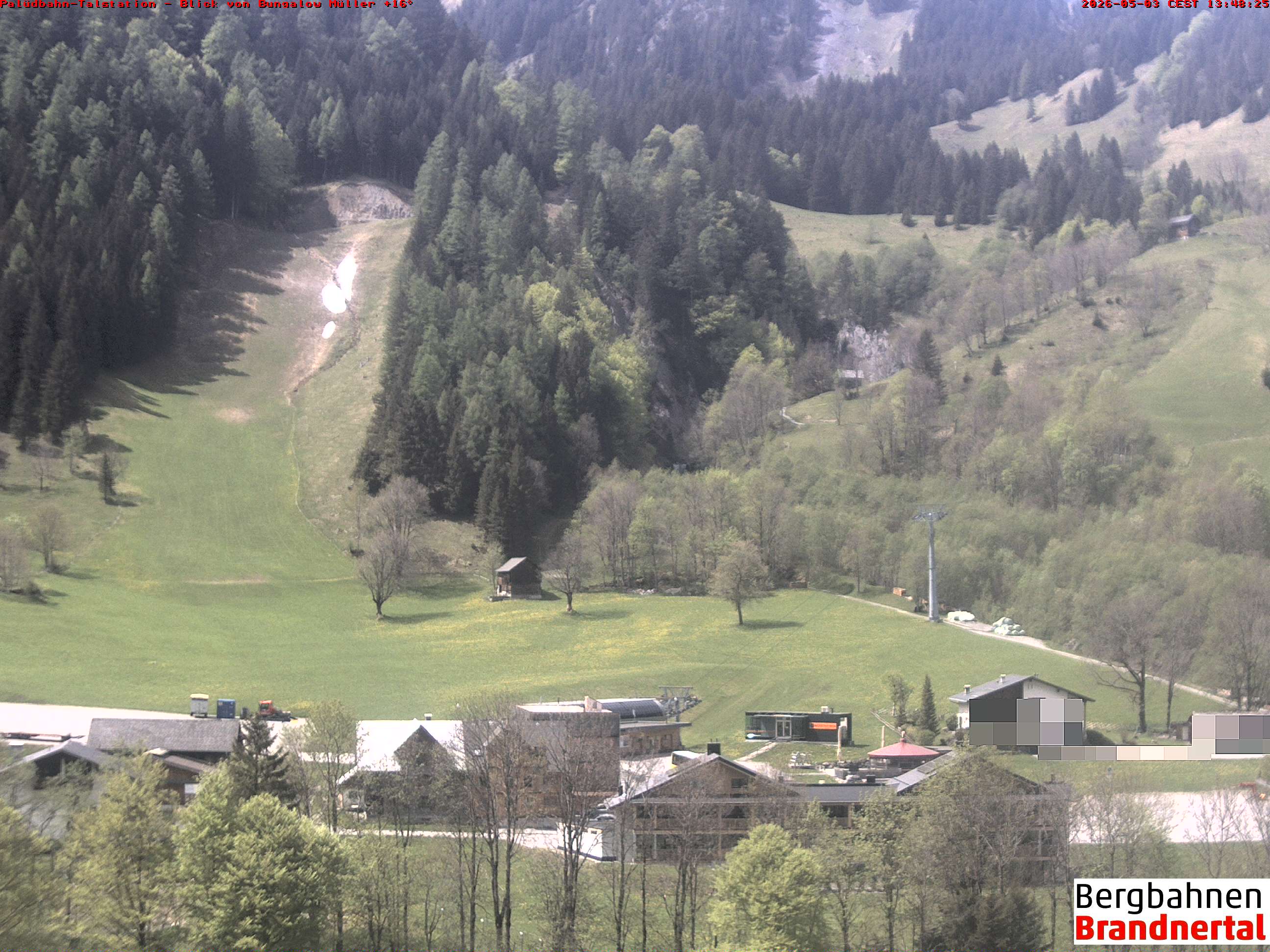 Blick auf Palüdbahn von Bungalow Müller