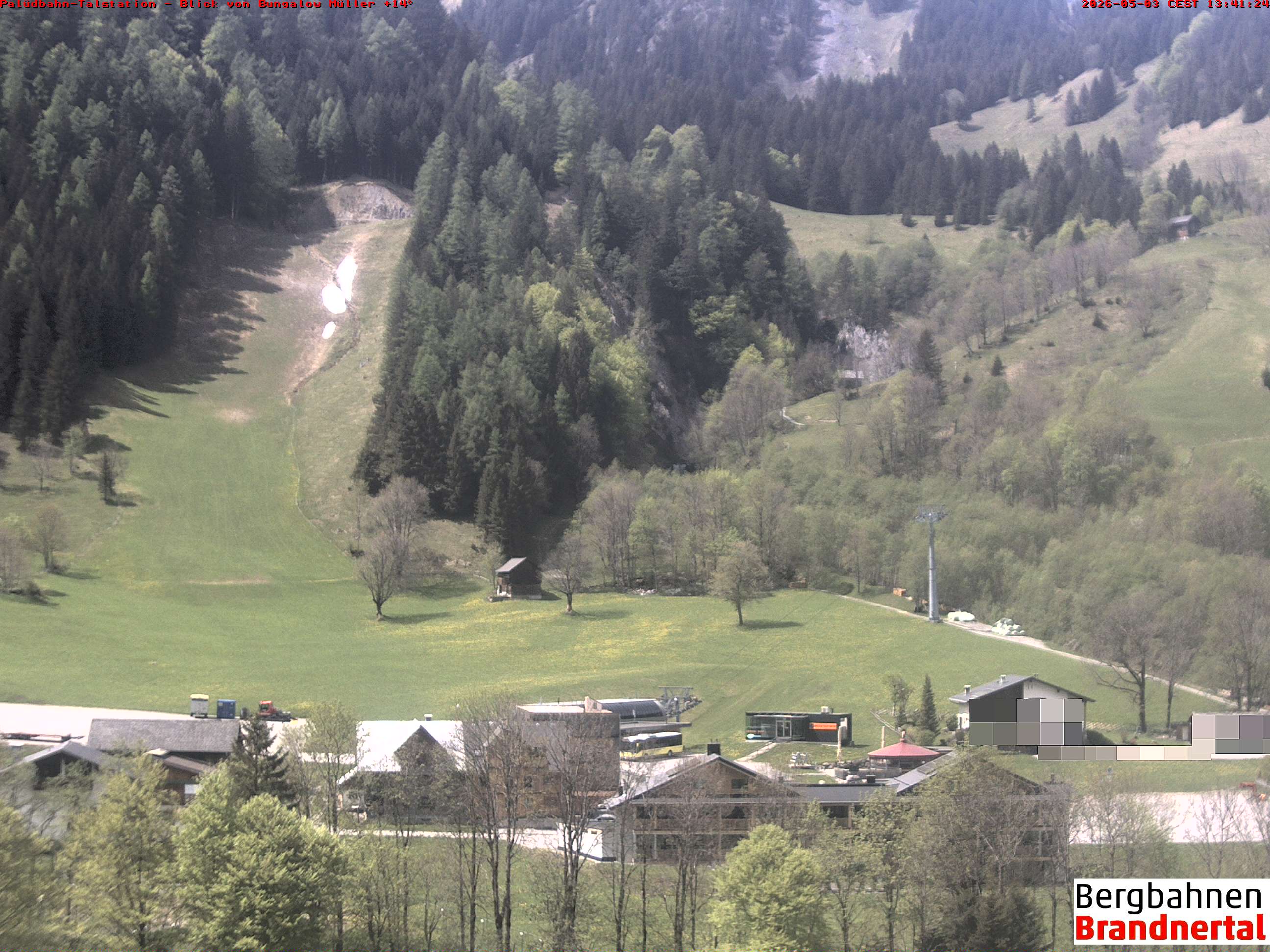Blick auf Palüdbahn von Bungalow Müller