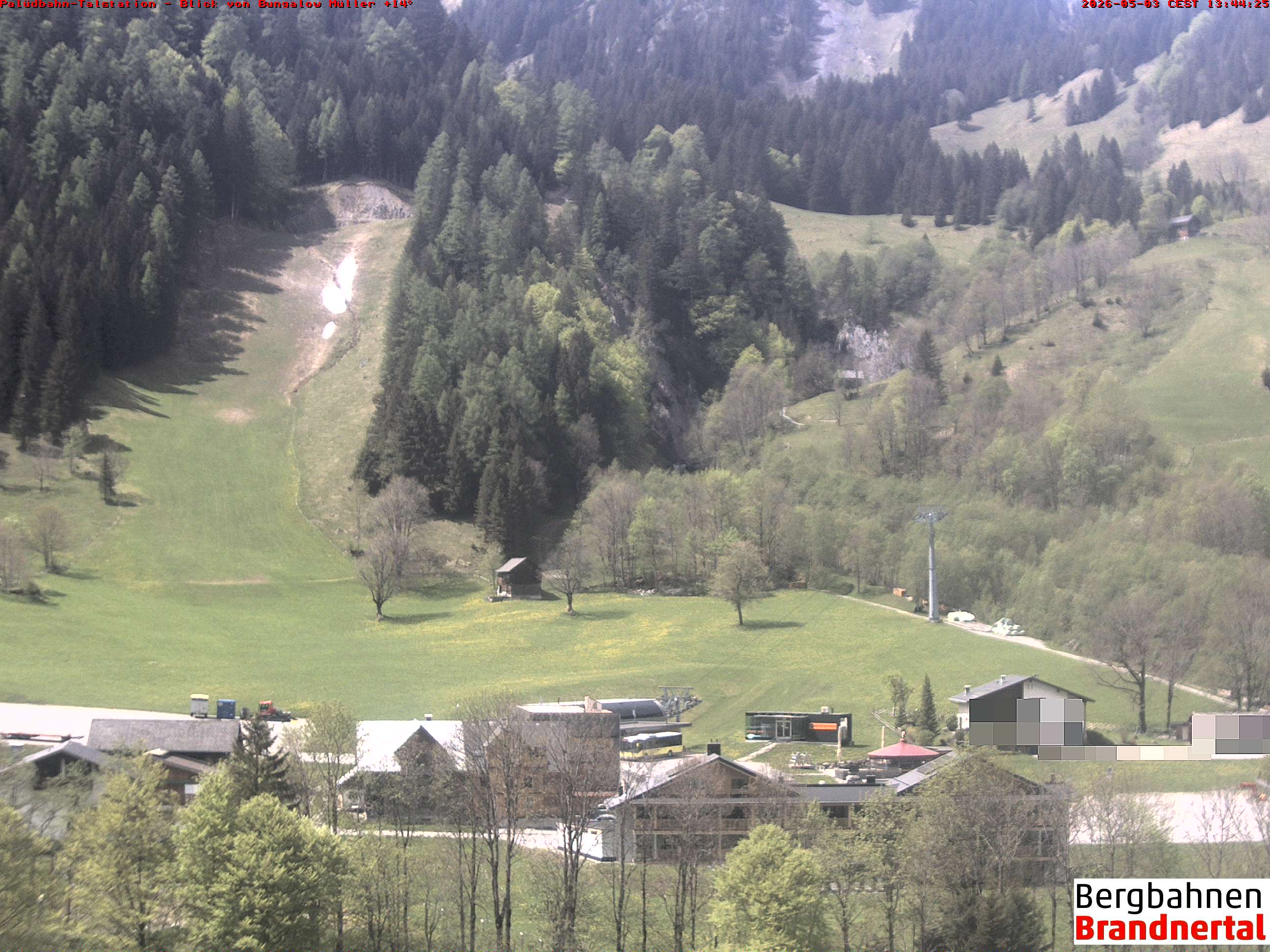 Blick auf Palüdbahn von Bungalow Müller