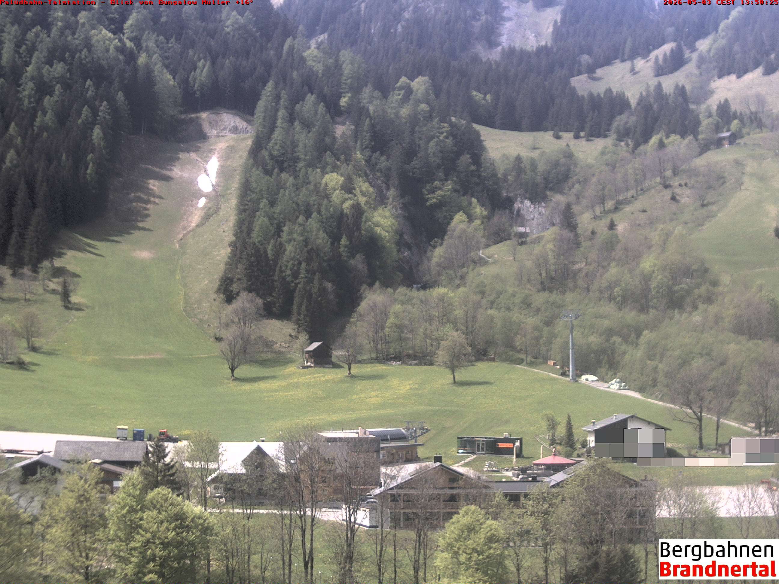 Blick auf Palüdbahn von Bungalow Müller