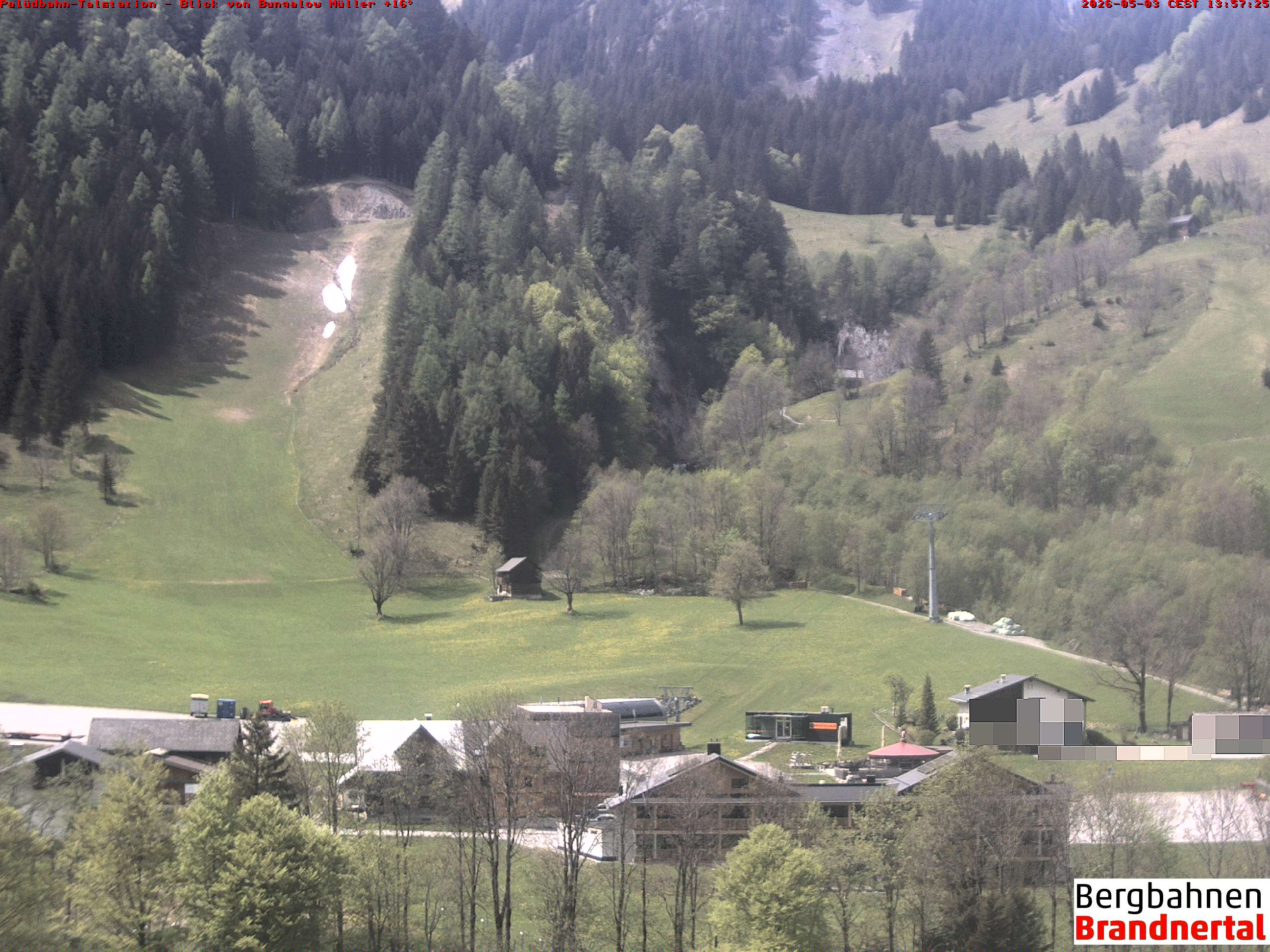 Blick auf Palüdbahn von Bungalow Müller