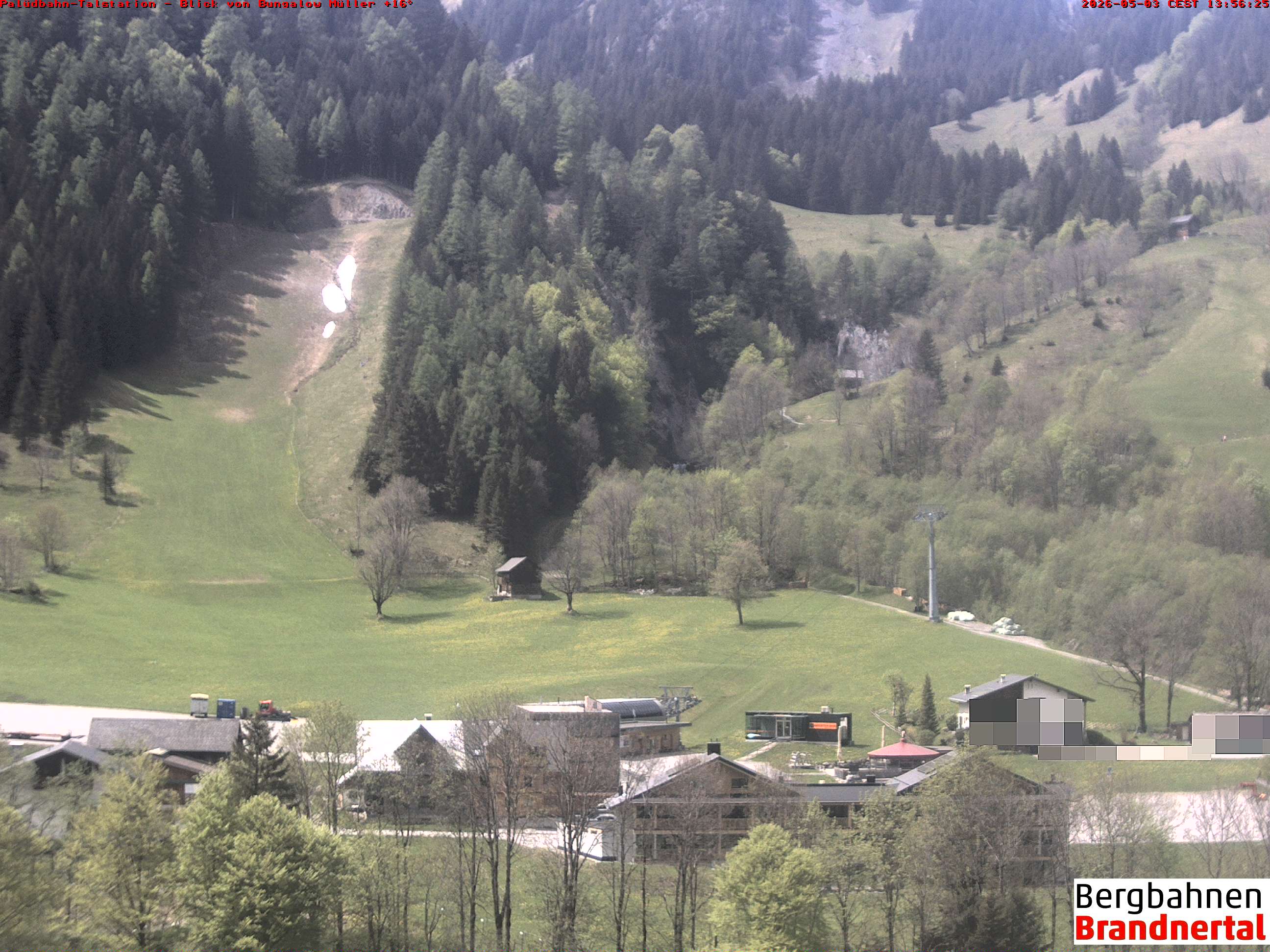 Blick auf Palüdbahn von Bungalow Müller