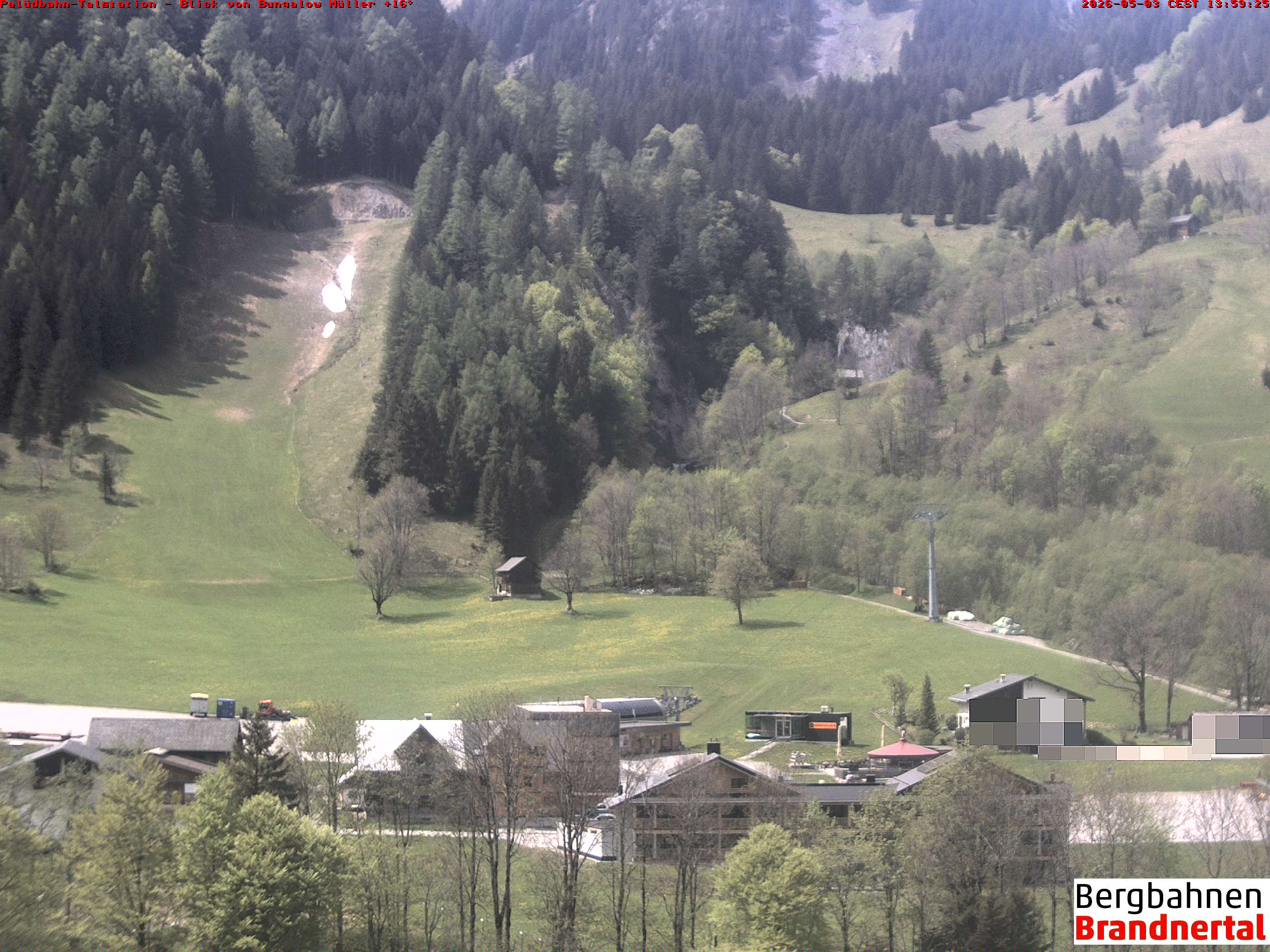 Blick auf Palüdbahn von Bungalow Müller