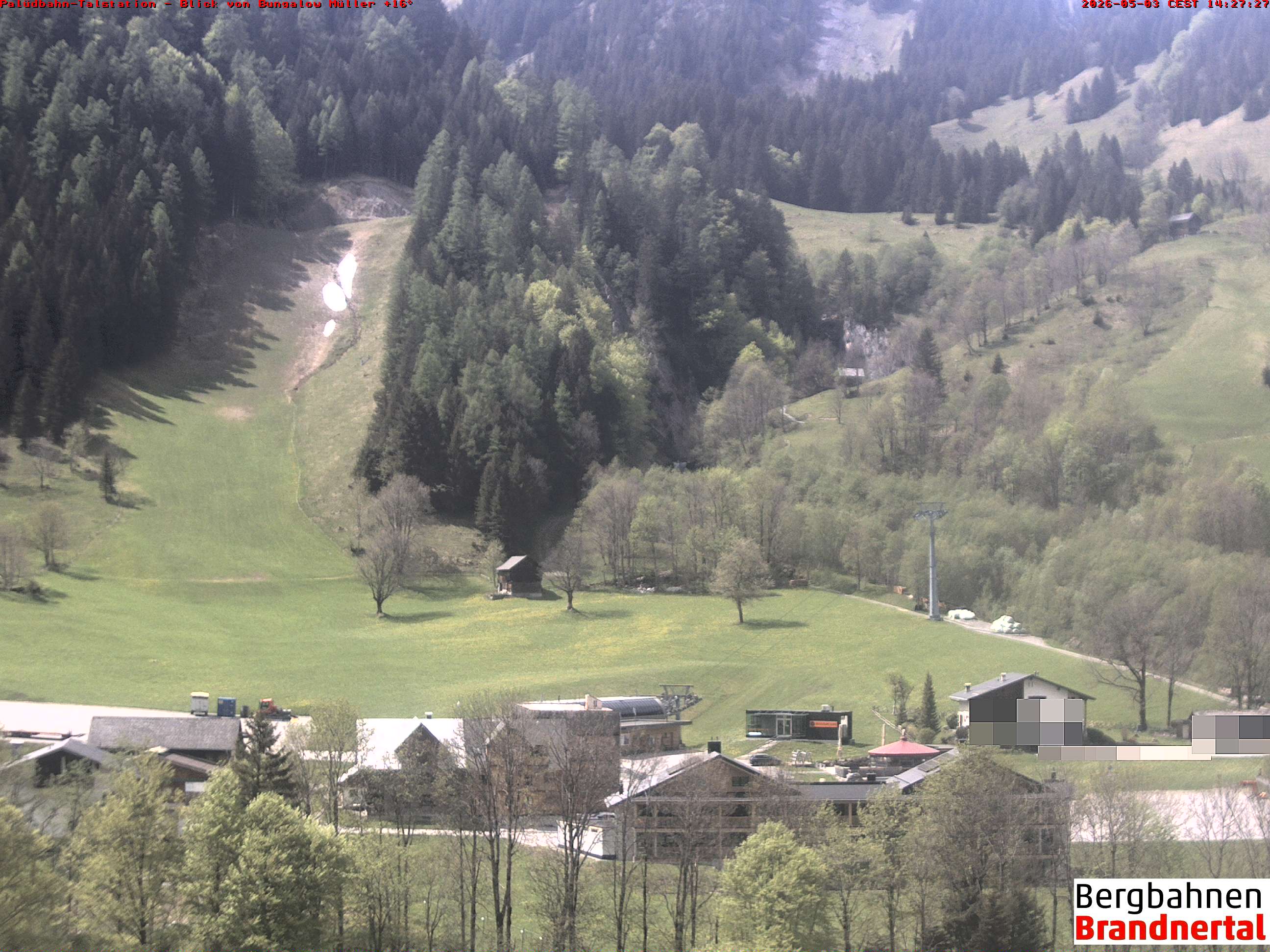 Blick auf Palüdbahn von Bungalow Müller