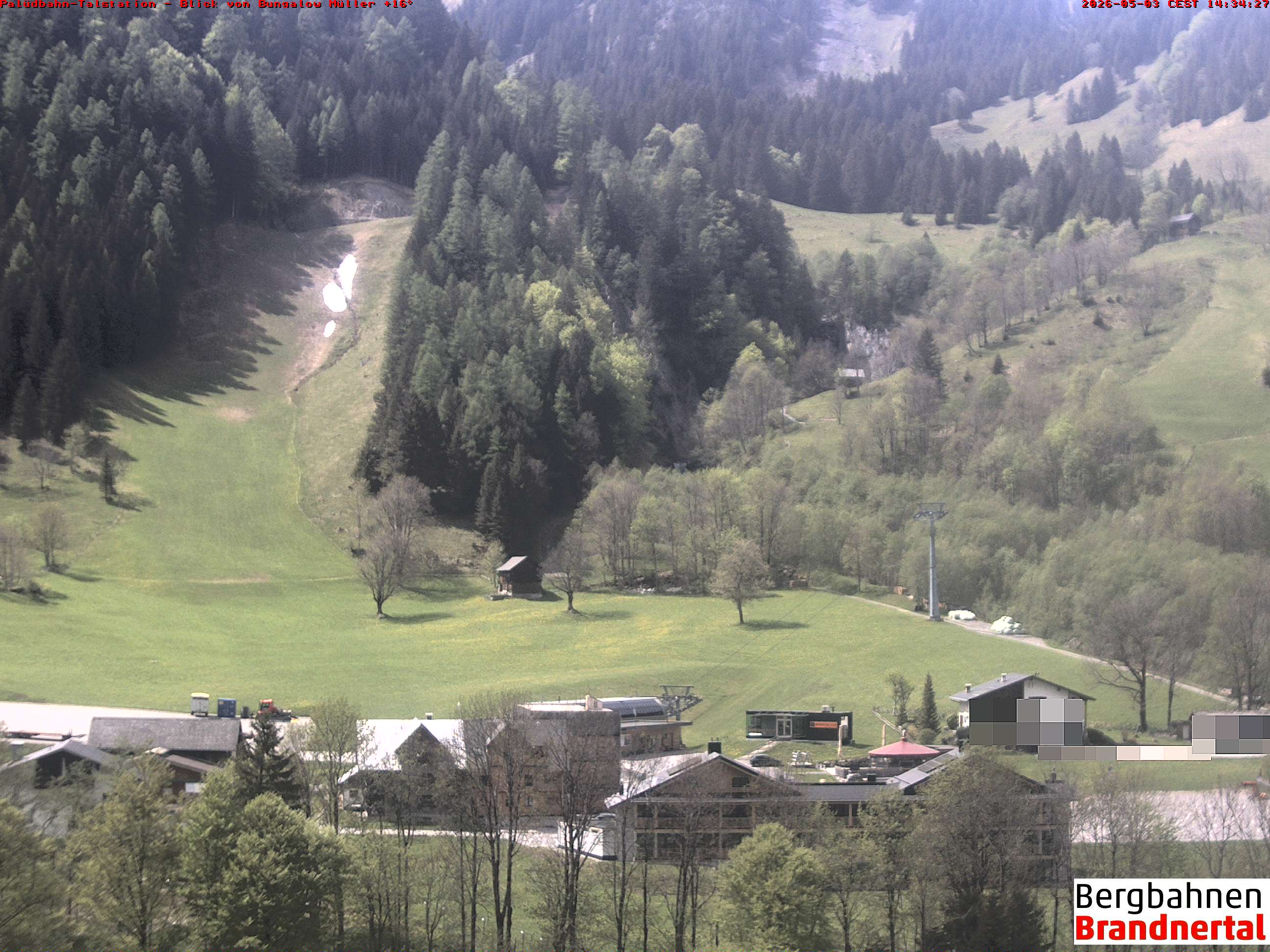 Blick auf Palüdbahn von Bungalow Müller