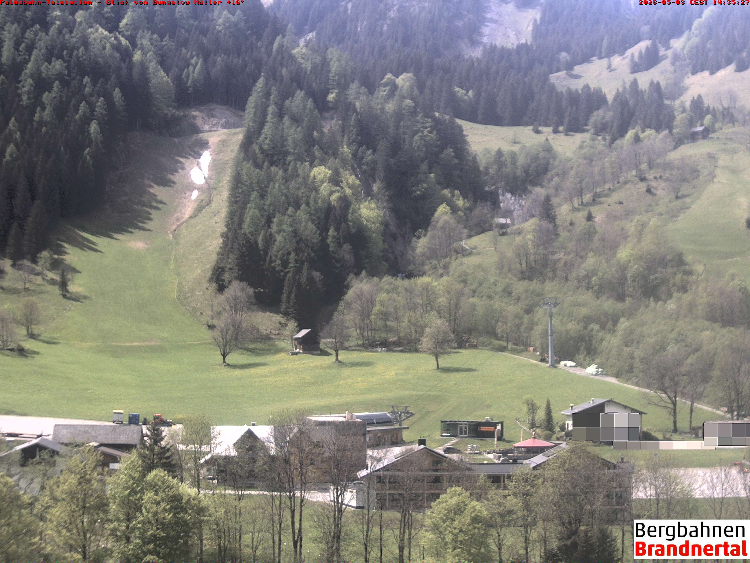 Blick auf Palüdbahn von Bungalow Müller