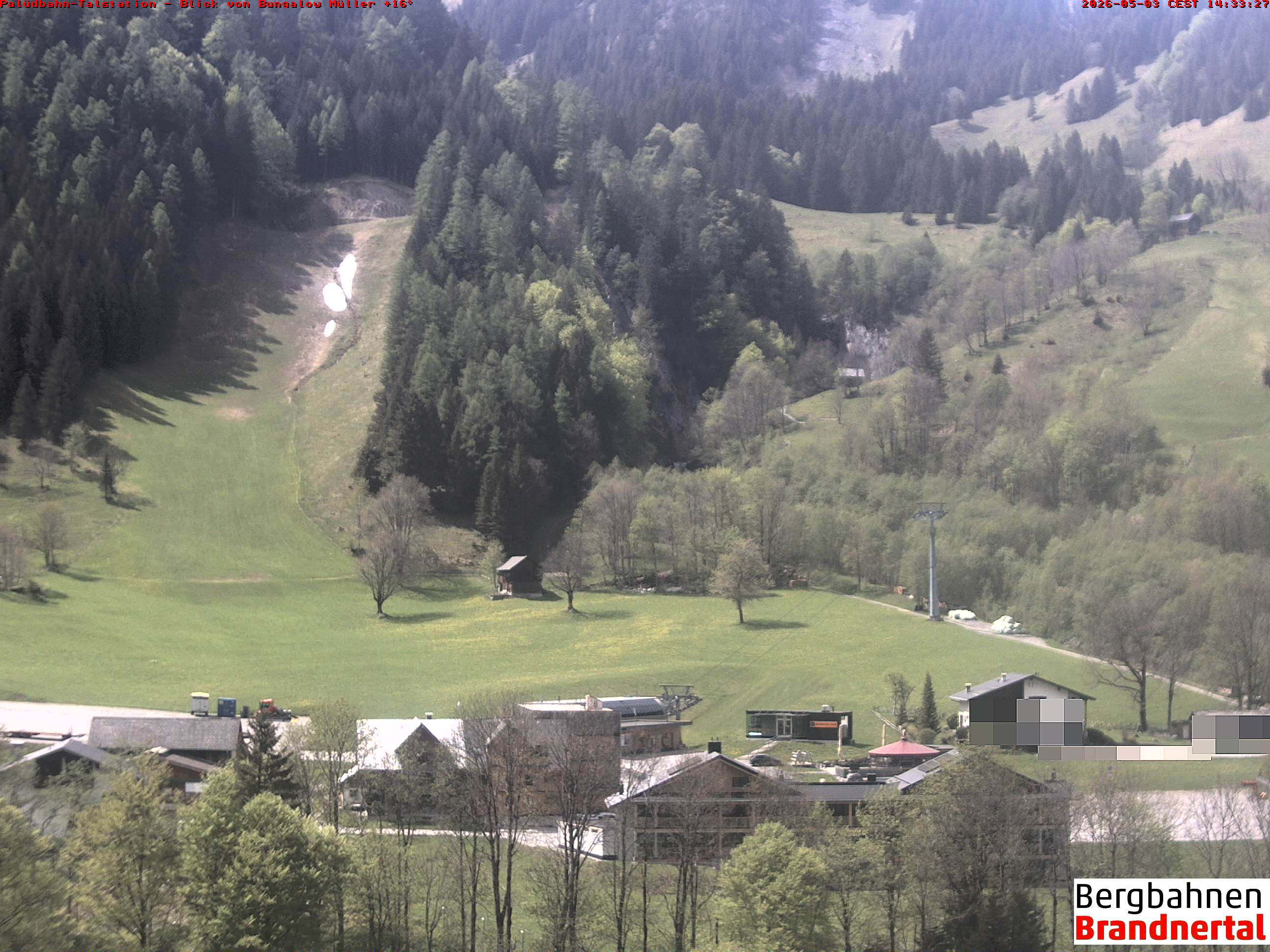 Blick auf Palüdbahn von Bungalow Müller