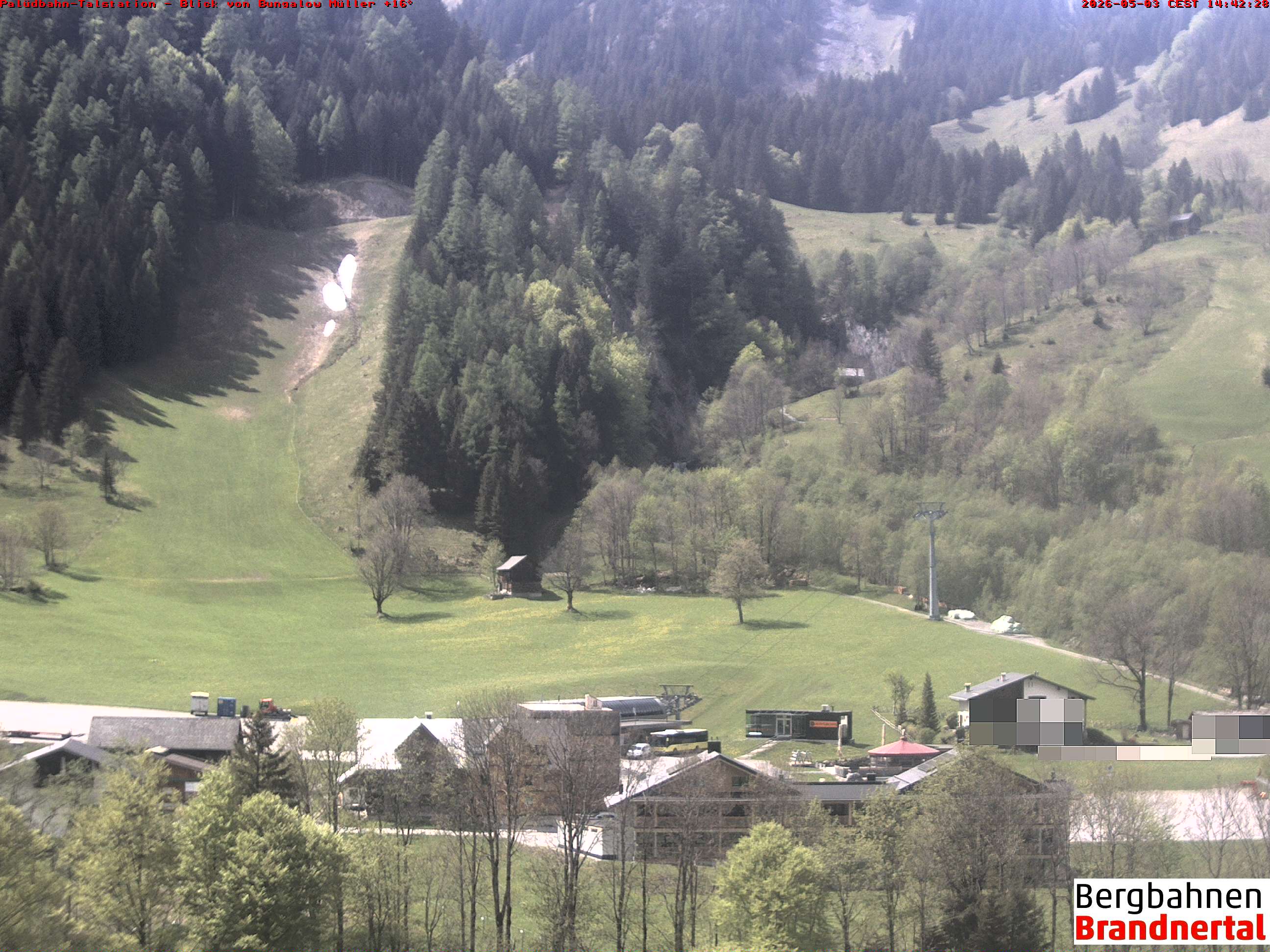 Blick auf Palüdbahn von Bungalow Müller
