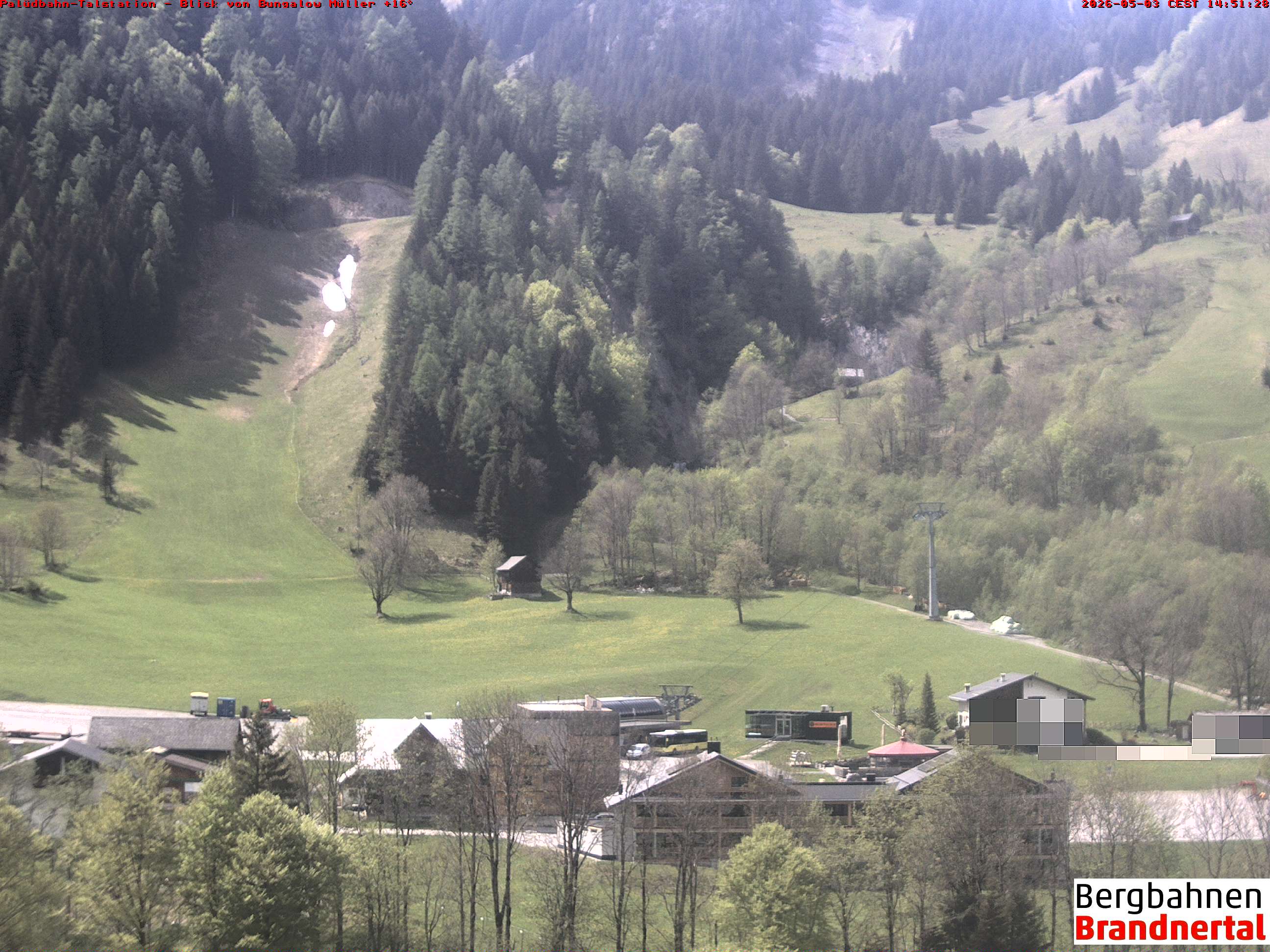 Blick auf Palüdbahn von Bungalow Müller