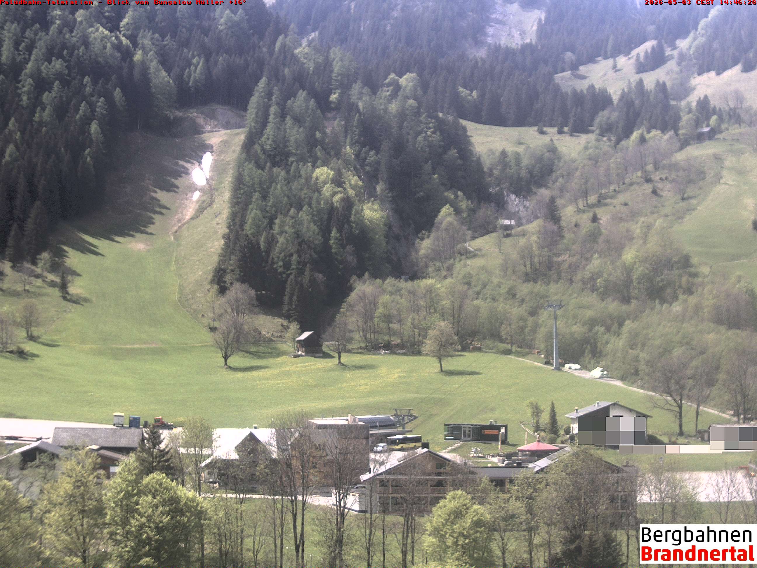 Blick auf Palüdbahn von Bungalow Müller