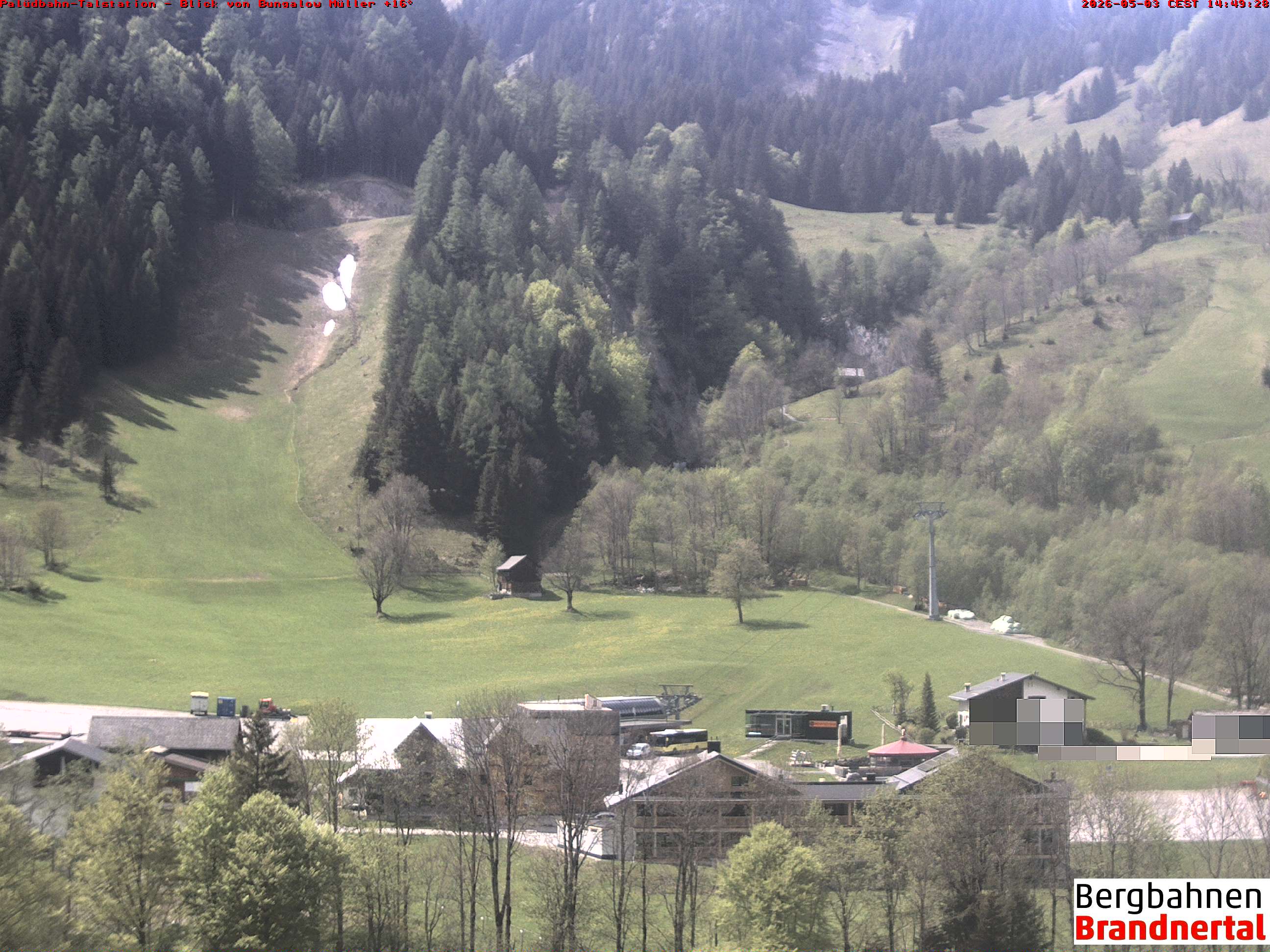 Blick auf Palüdbahn von Bungalow Müller