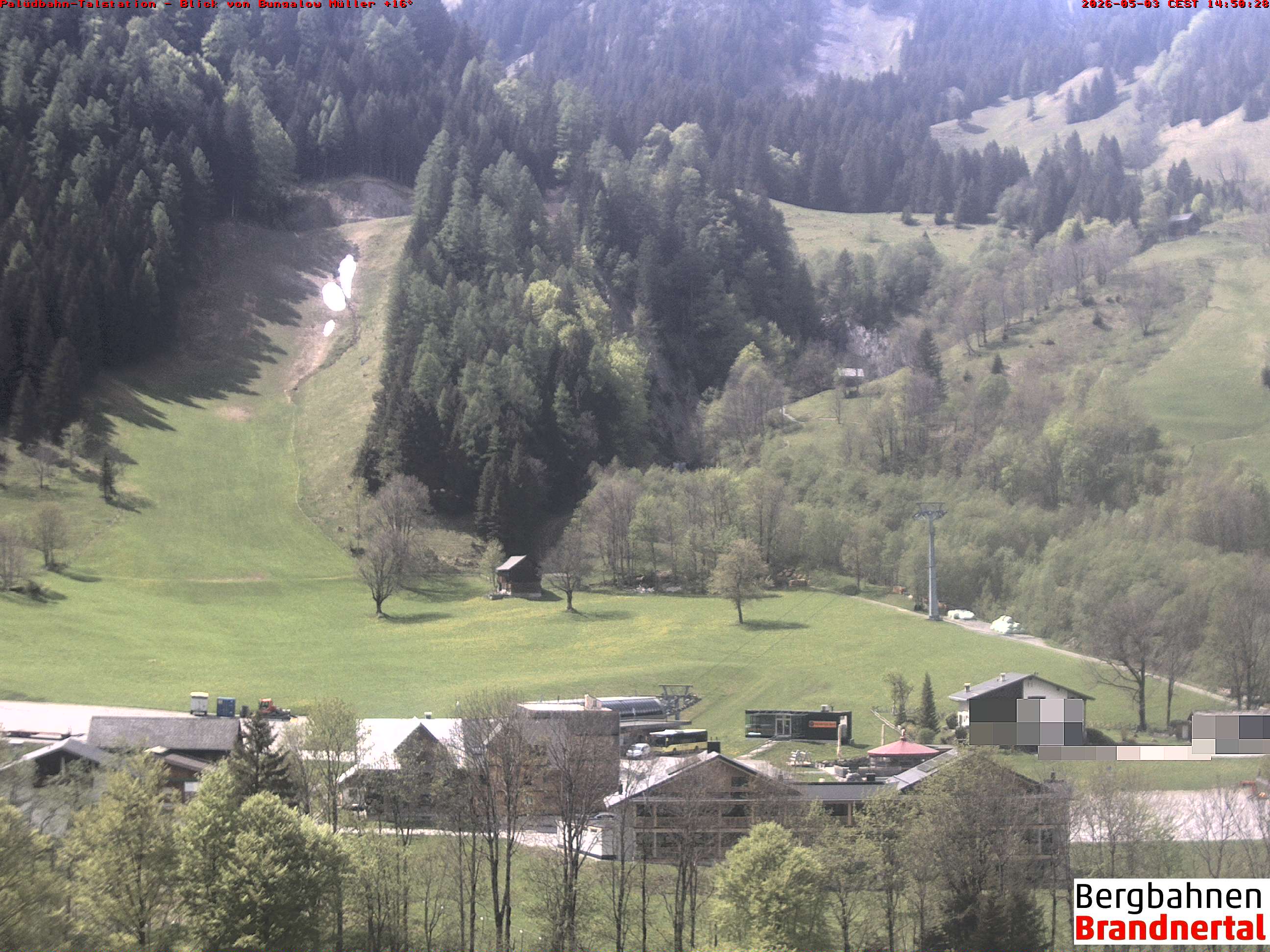 Blick auf Palüdbahn von Bungalow Müller