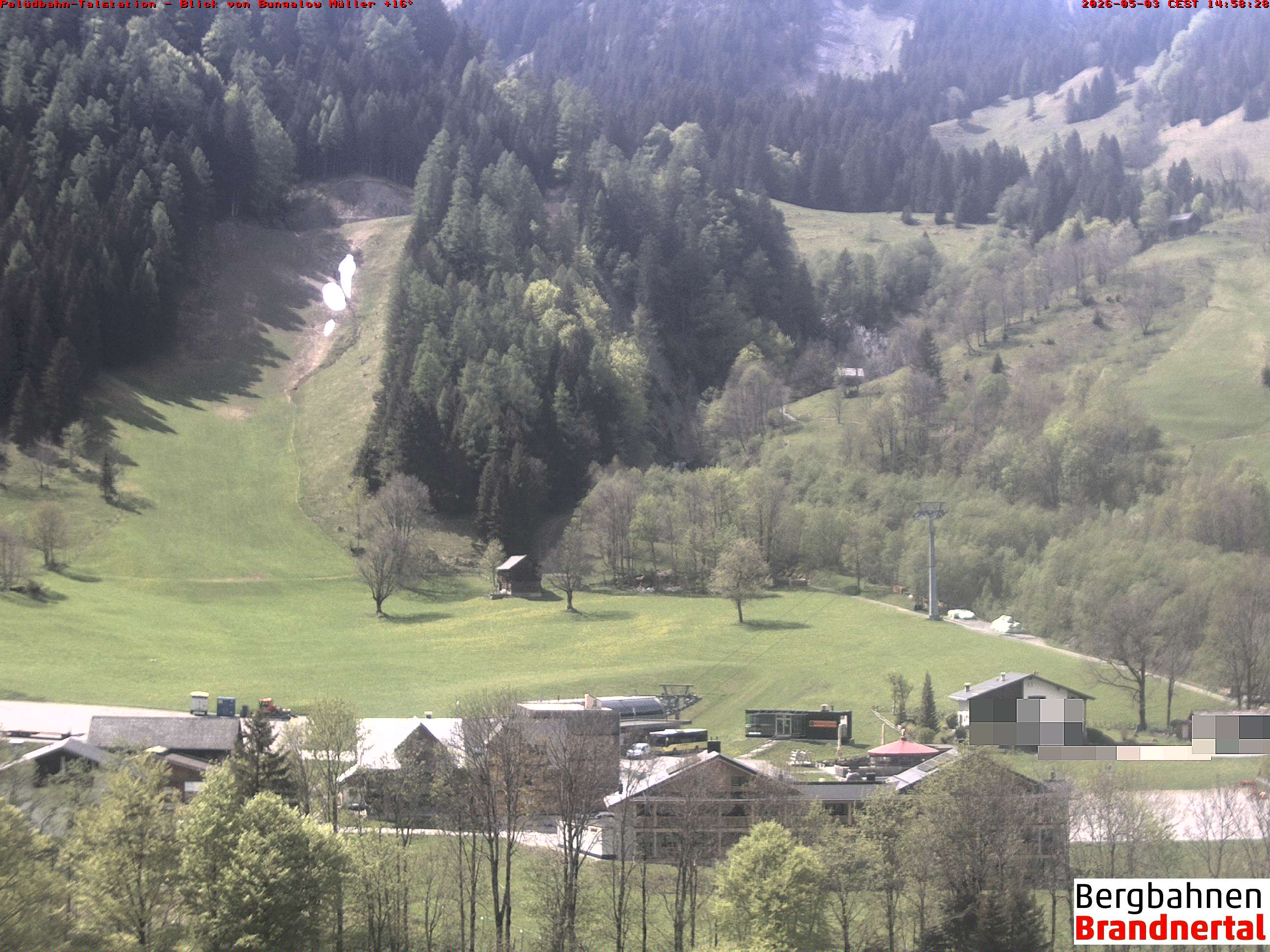 Blick auf Palüdbahn von Bungalow Müller