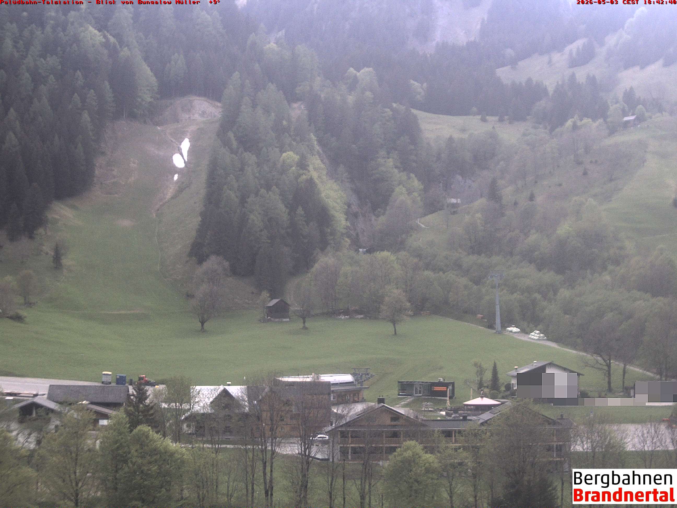 Blick auf Palüdbahn von Bungalow Müller