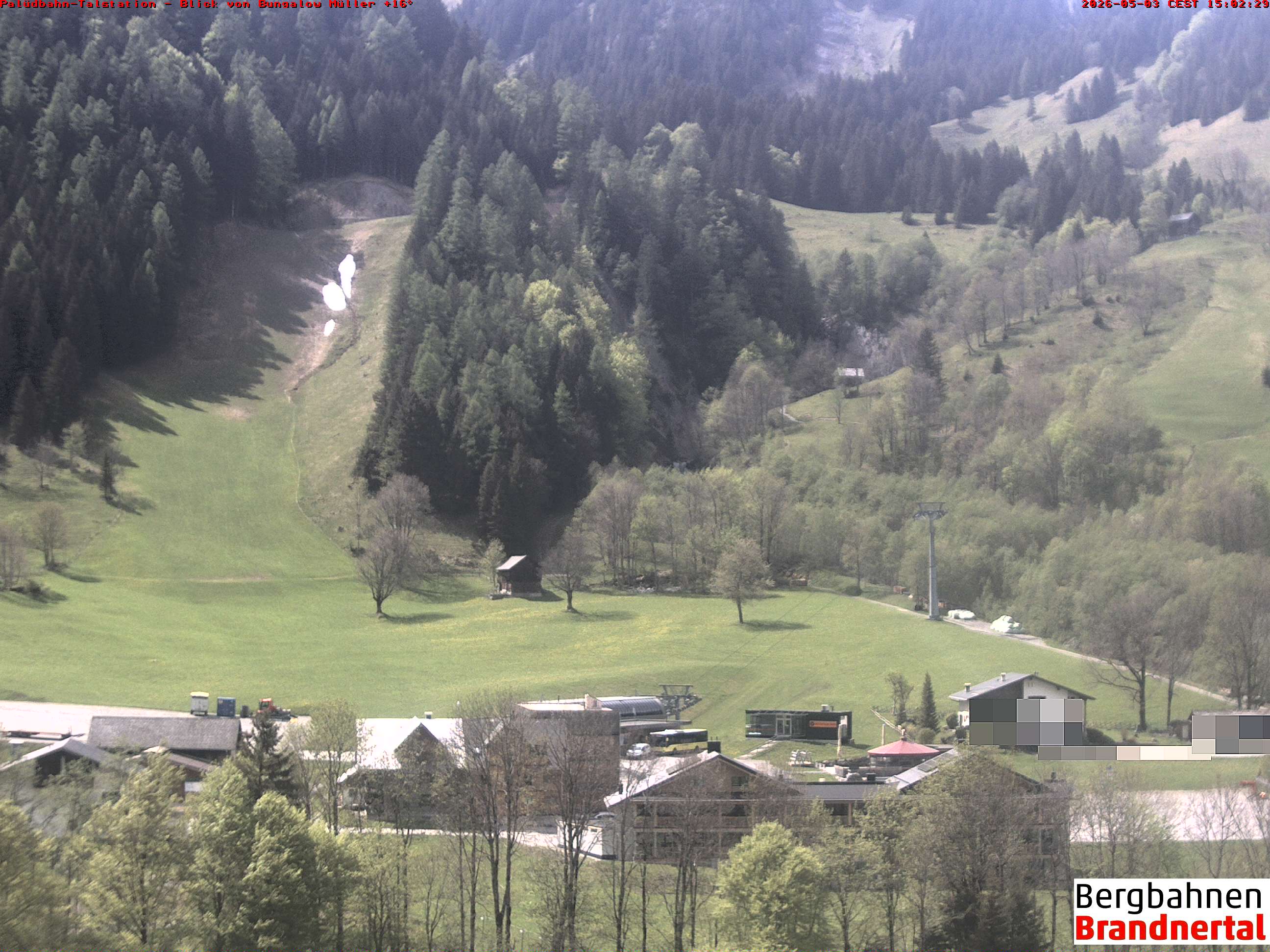 Blick auf Palüdbahn von Bungalow Müller