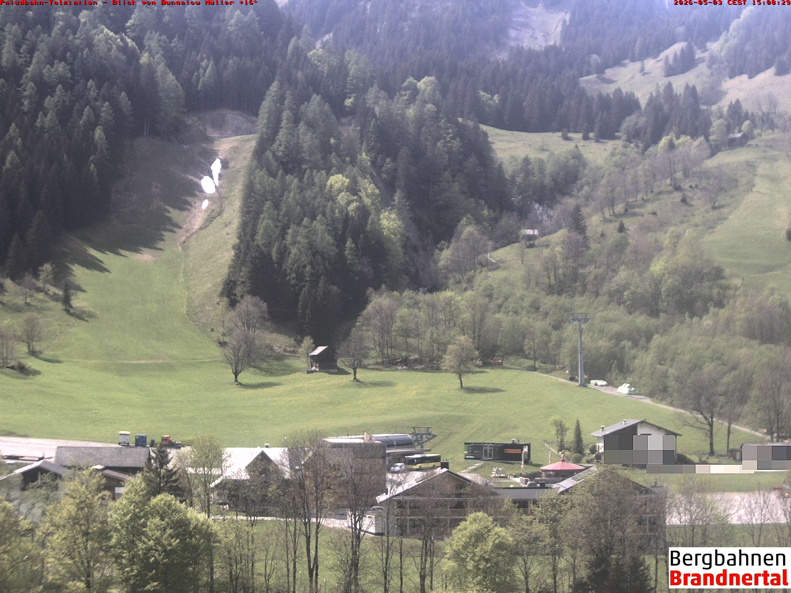 Blick auf Palüdbahn von Bungalow Müller