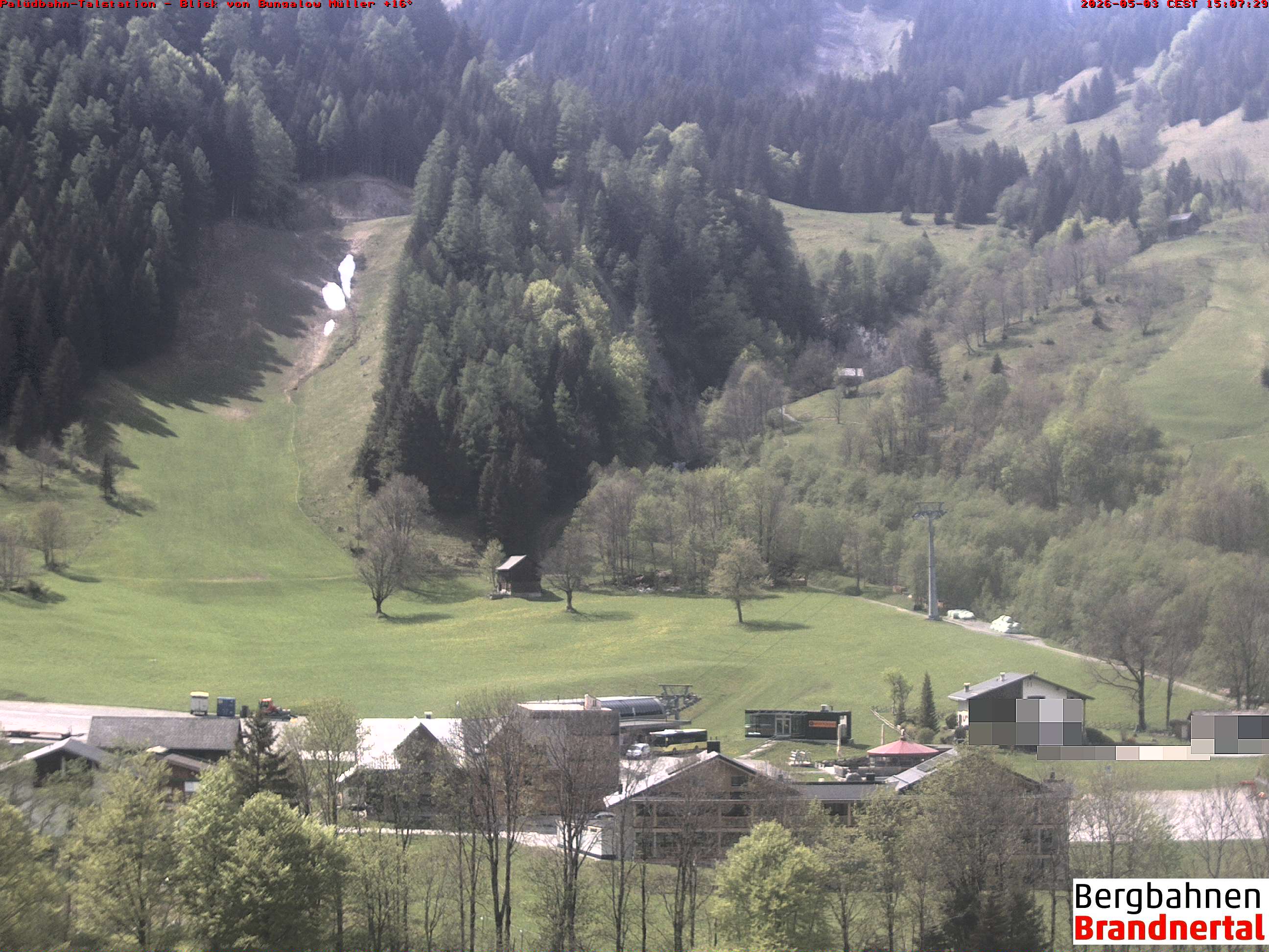 Blick auf Palüdbahn von Bungalow Müller