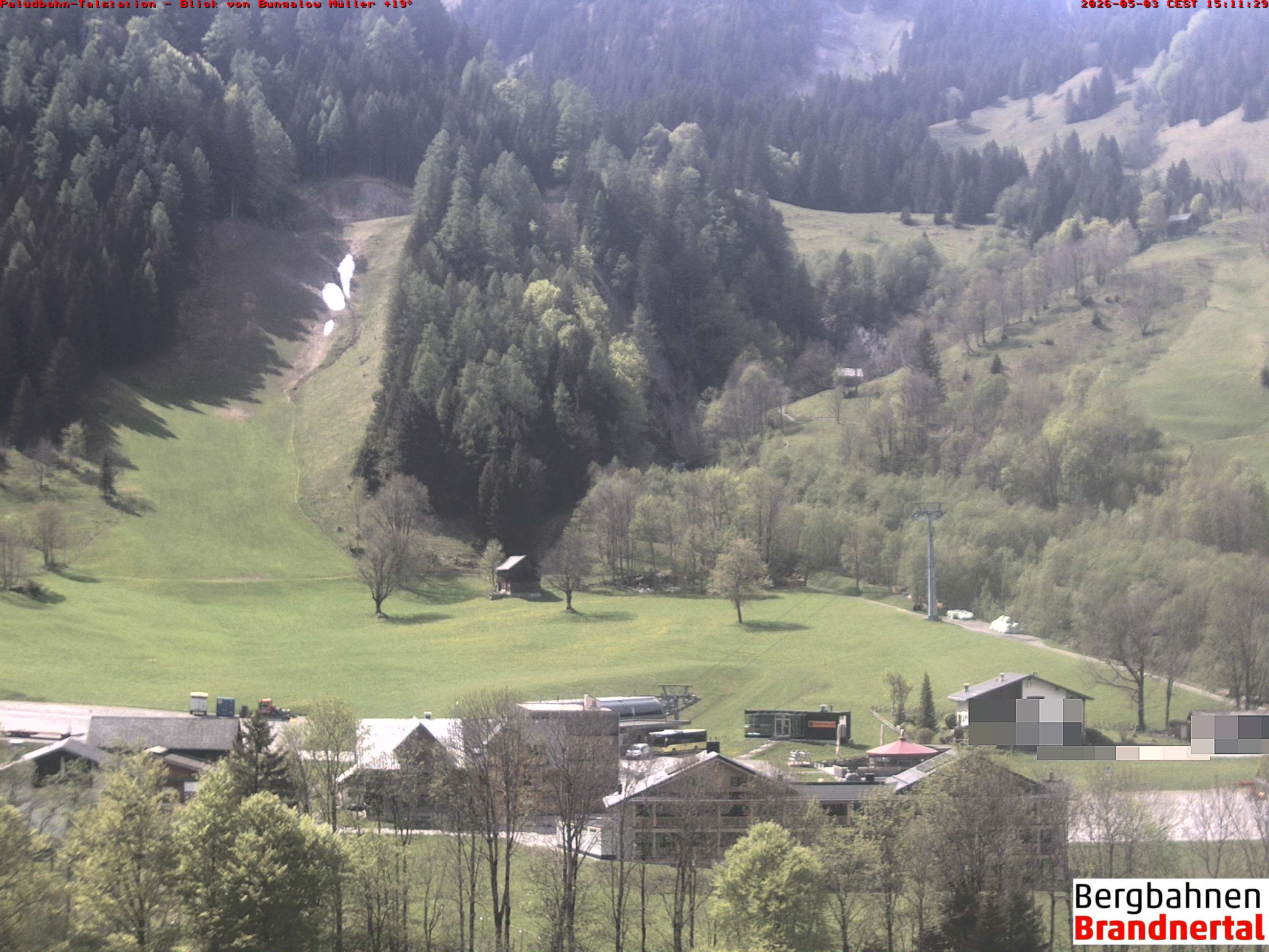 Blick auf Palüdbahn von Bungalow Müller