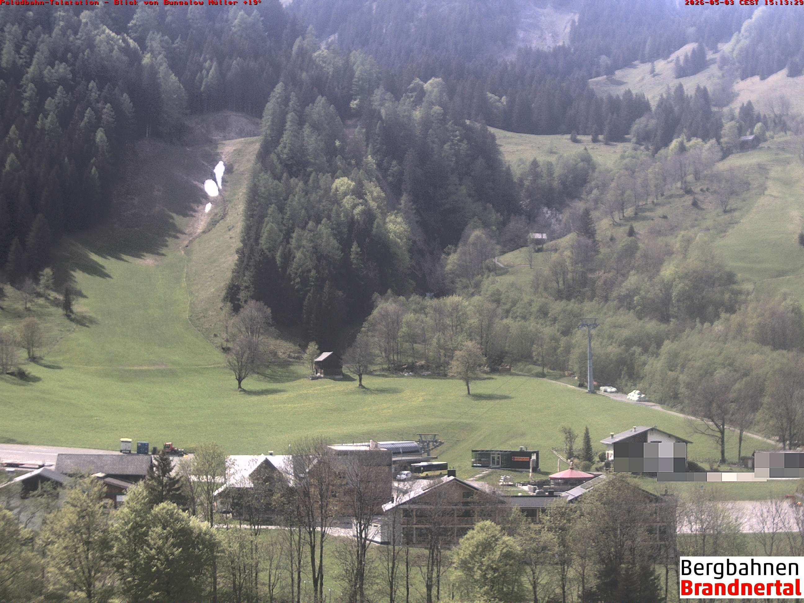 Blick auf Palüdbahn von Bungalow Müller
