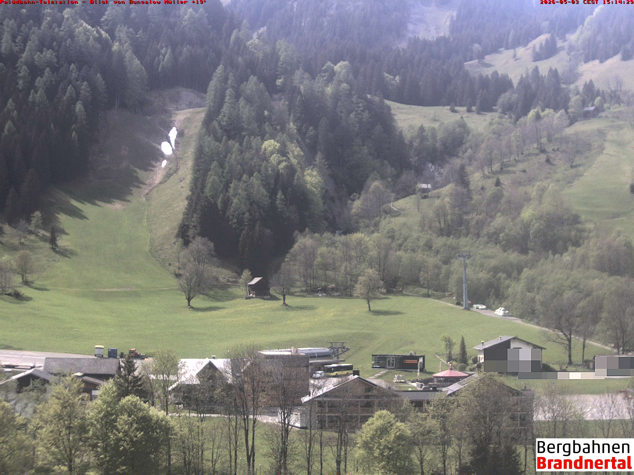 Blick auf Palüdbahn von Bungalow Müller