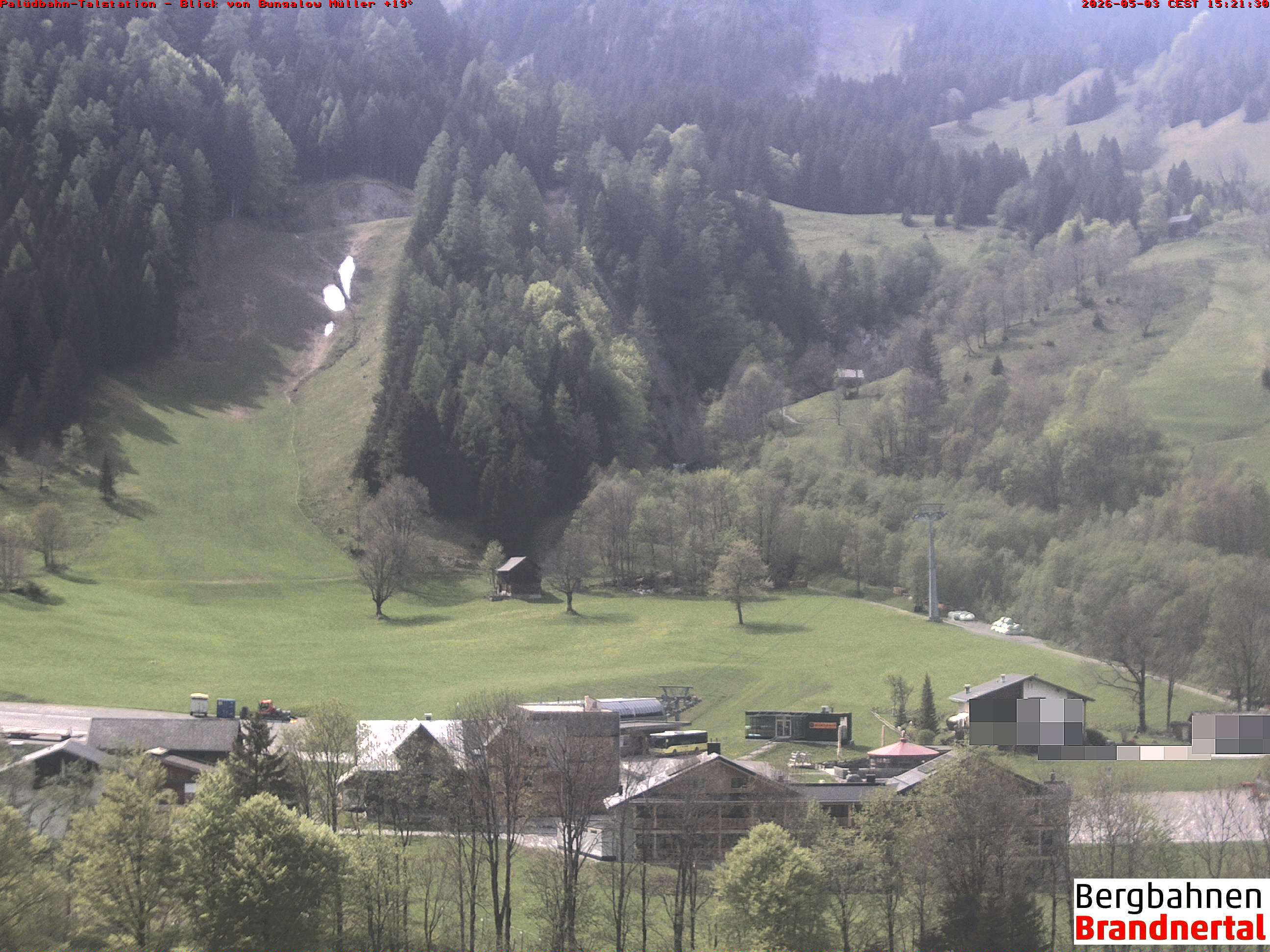 Blick auf Palüdbahn von Bungalow Müller