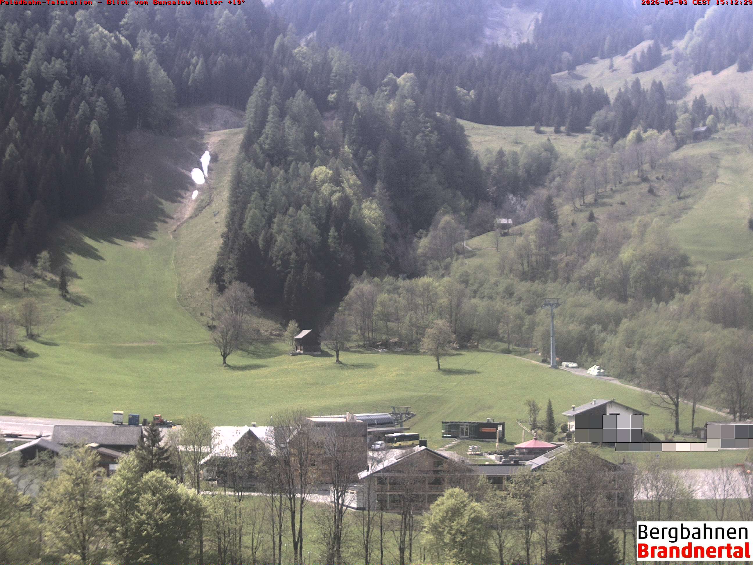 Blick auf Palüdbahn von Bungalow Müller