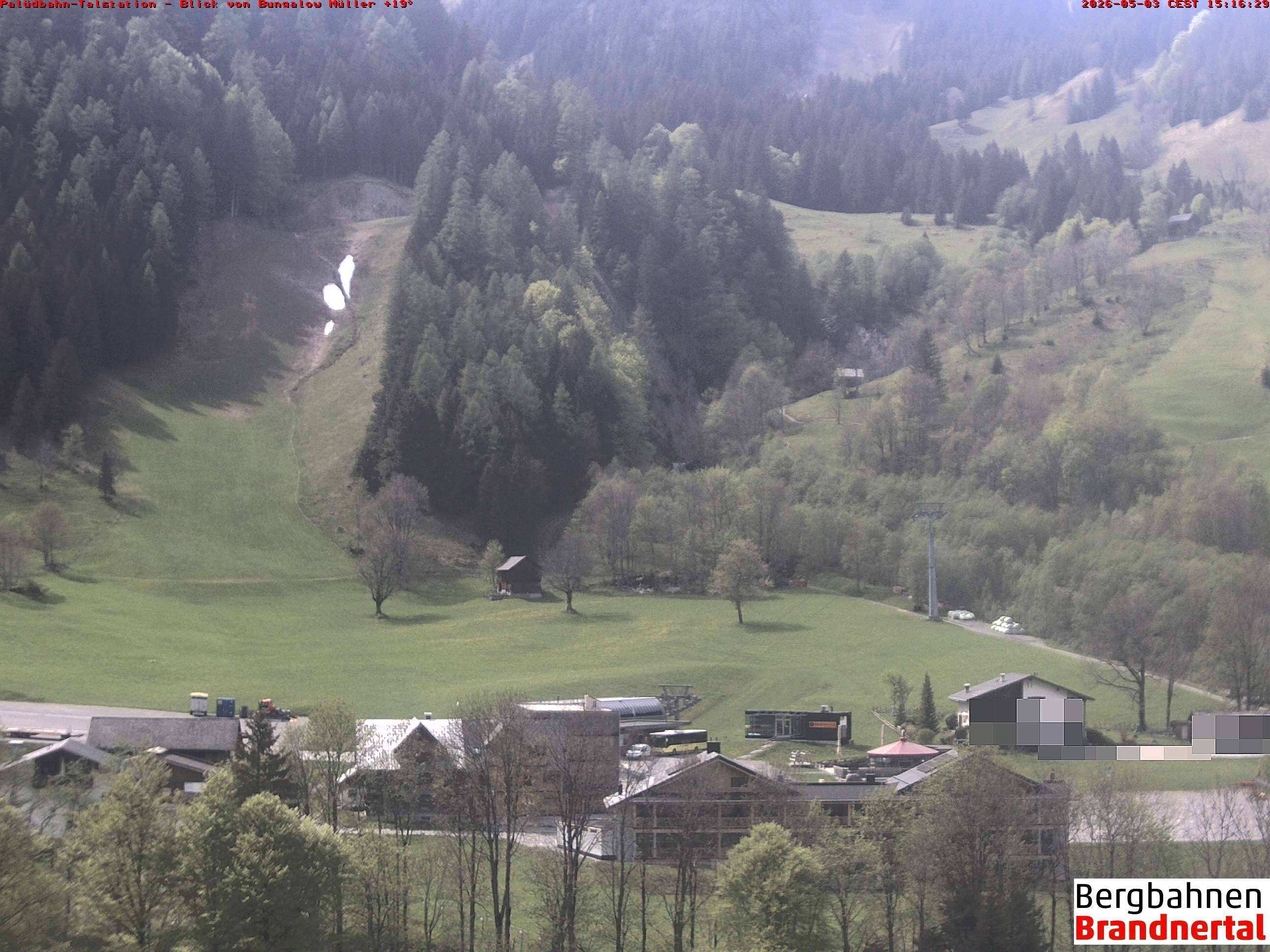 Blick auf Palüdbahn von Bungalow Müller