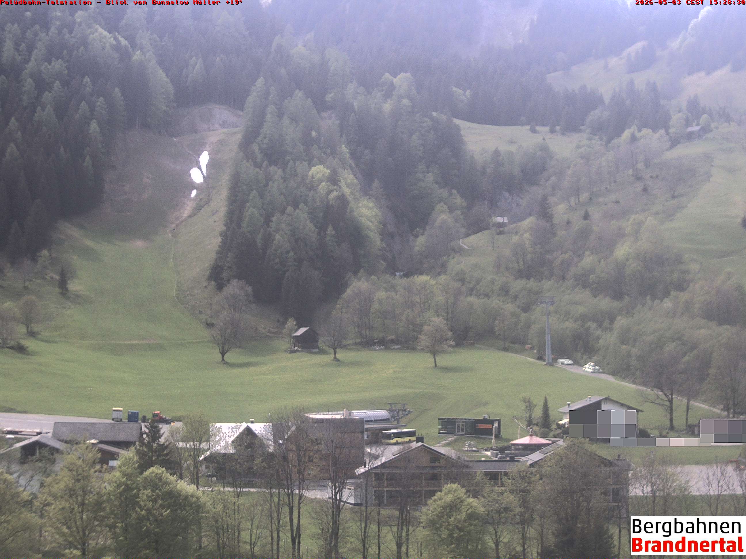 Blick auf Palüdbahn von Bungalow Müller