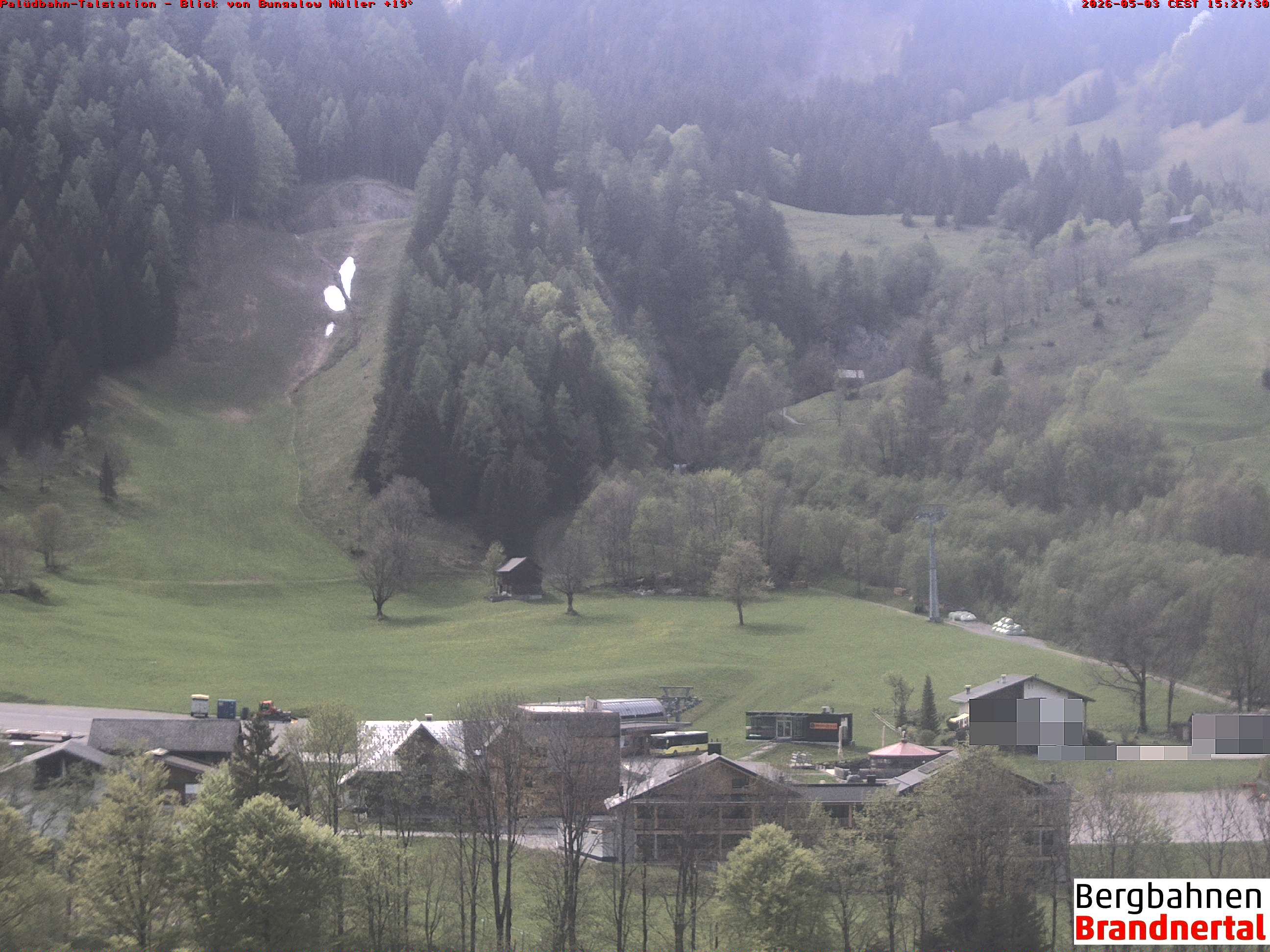 Blick auf Palüdbahn von Bungalow Müller