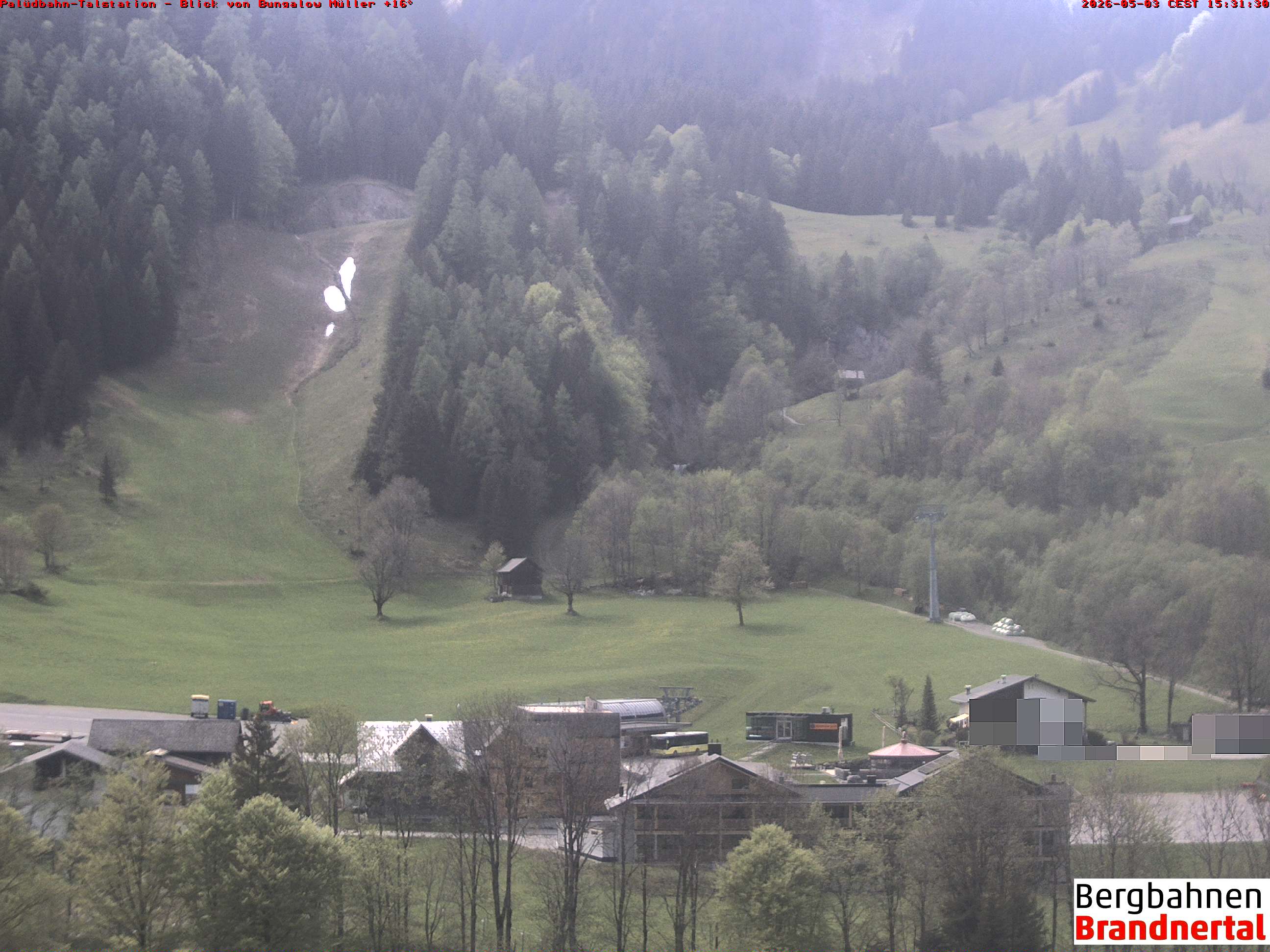 Blick auf Palüdbahn von Bungalow Müller