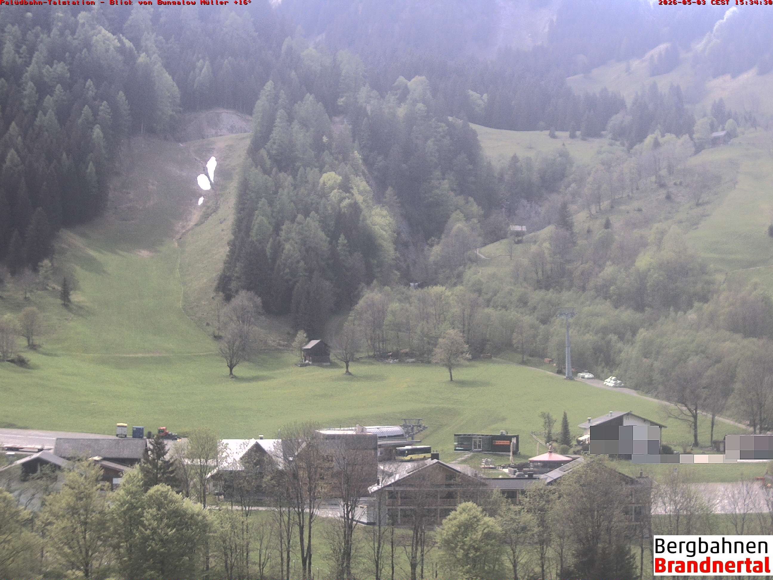 Blick auf Palüdbahn von Bungalow Müller