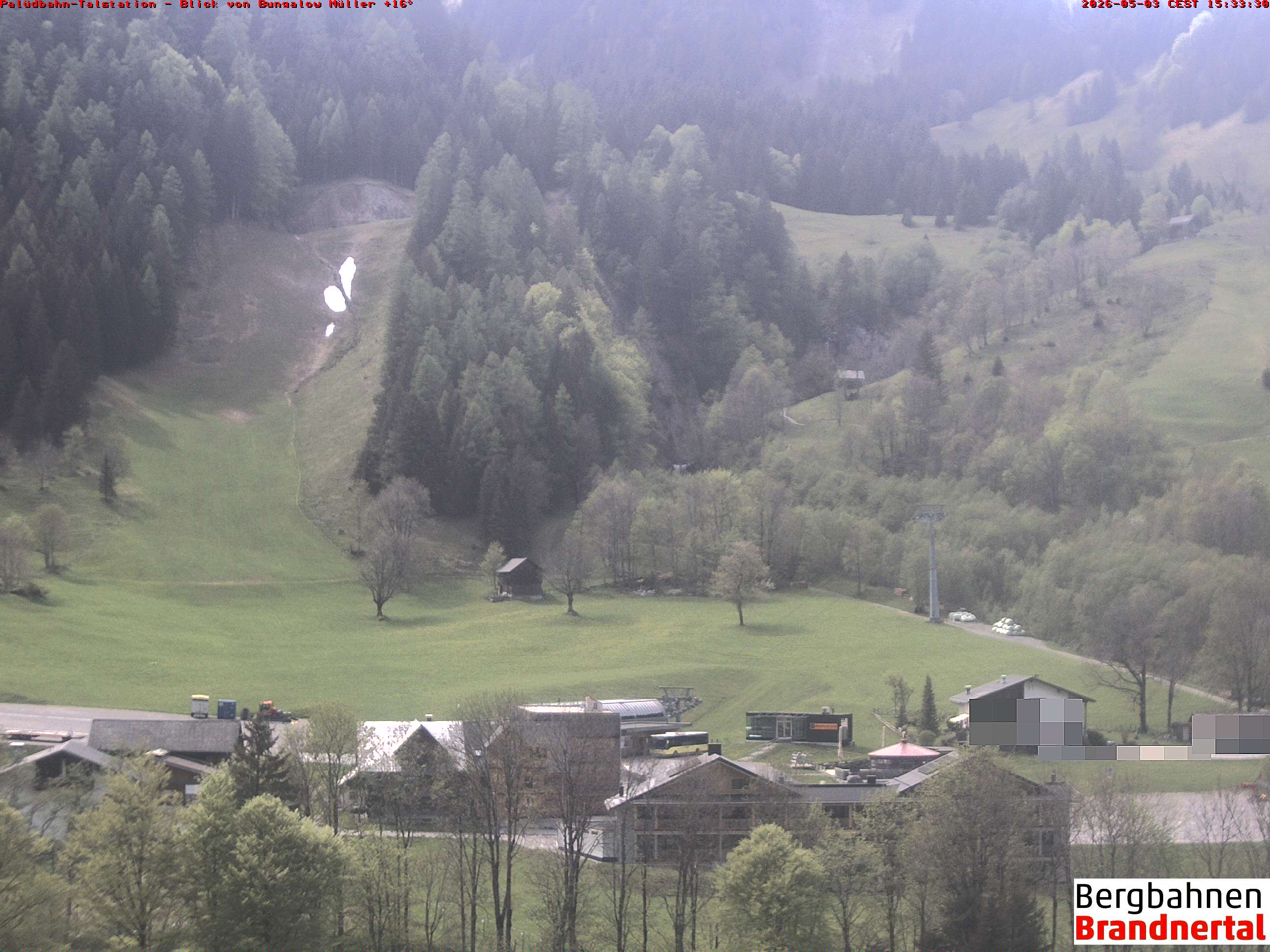 Blick auf Palüdbahn von Bungalow Müller