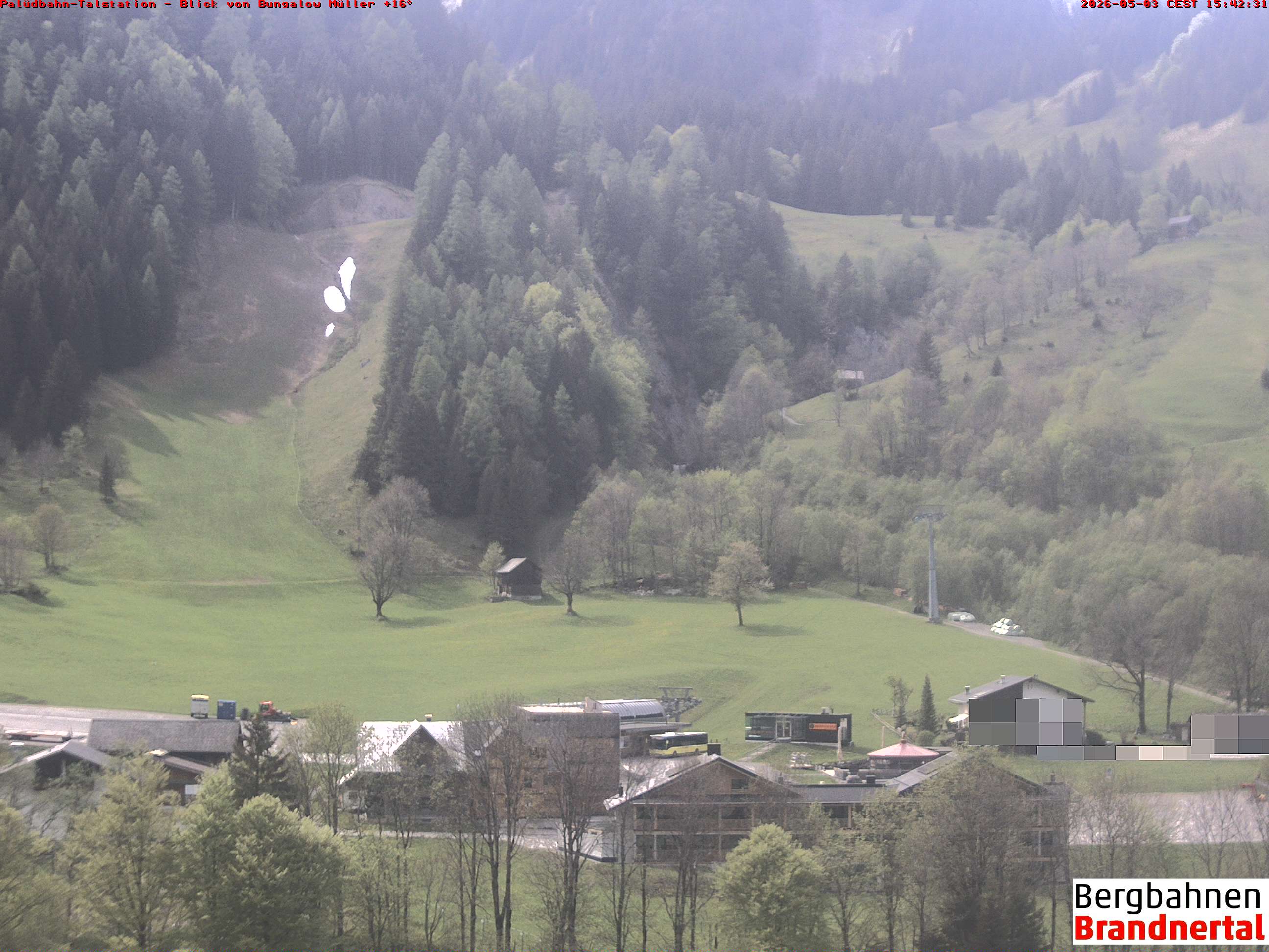 Blick auf Palüdbahn von Bungalow Müller