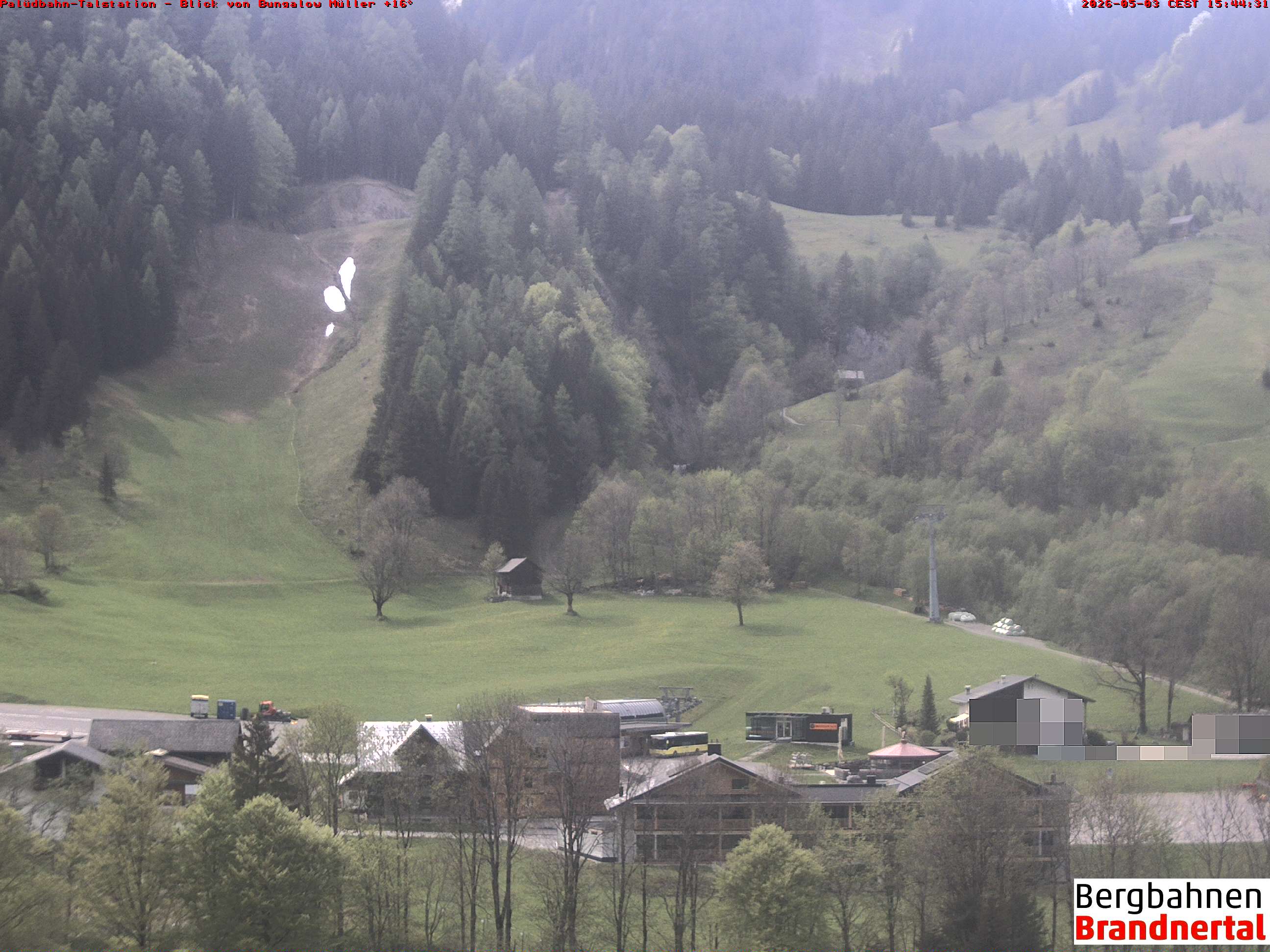 Blick auf Palüdbahn von Bungalow Müller