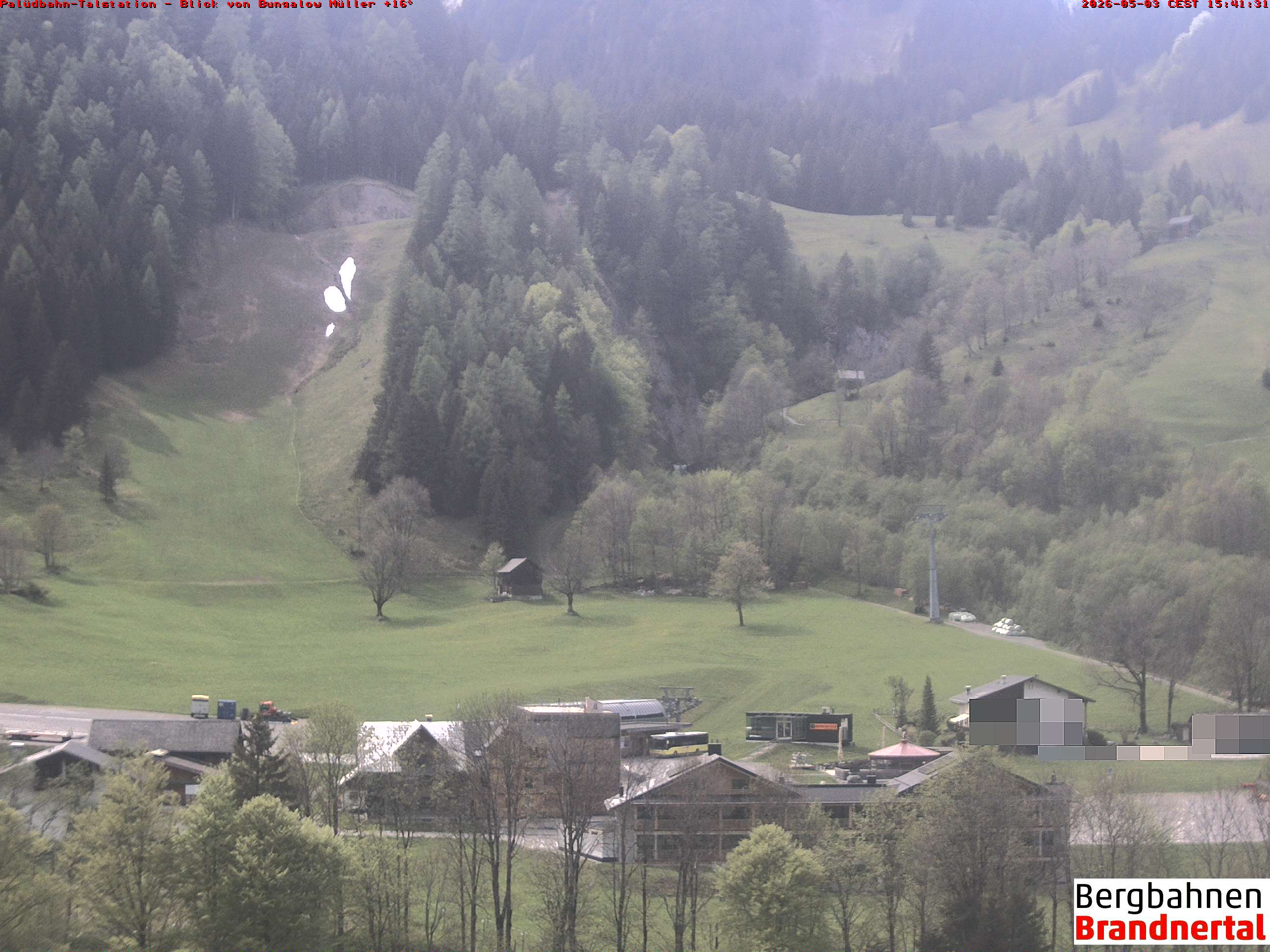 Blick auf Palüdbahn von Bungalow Müller