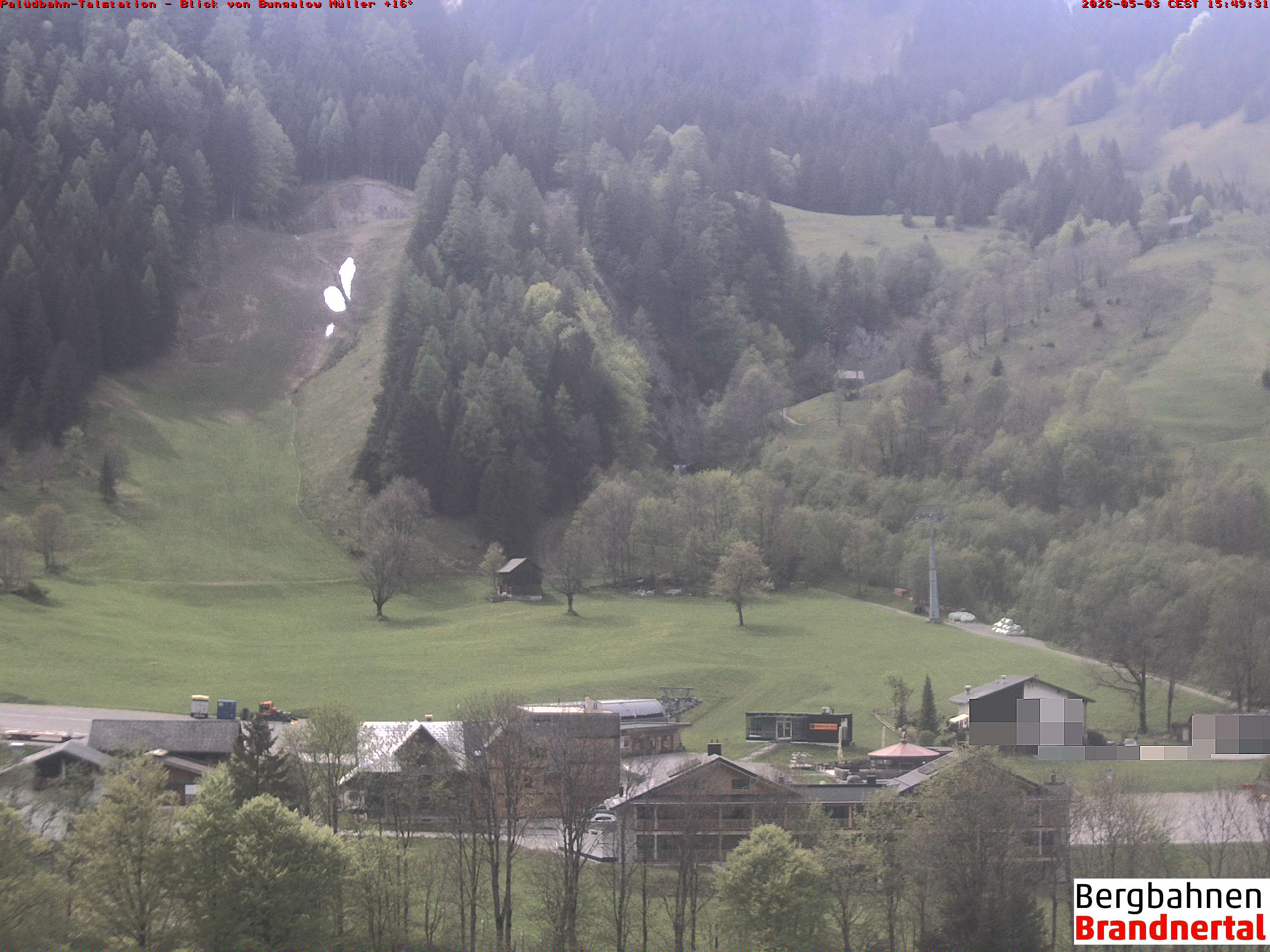 Blick auf Palüdbahn von Bungalow Müller
