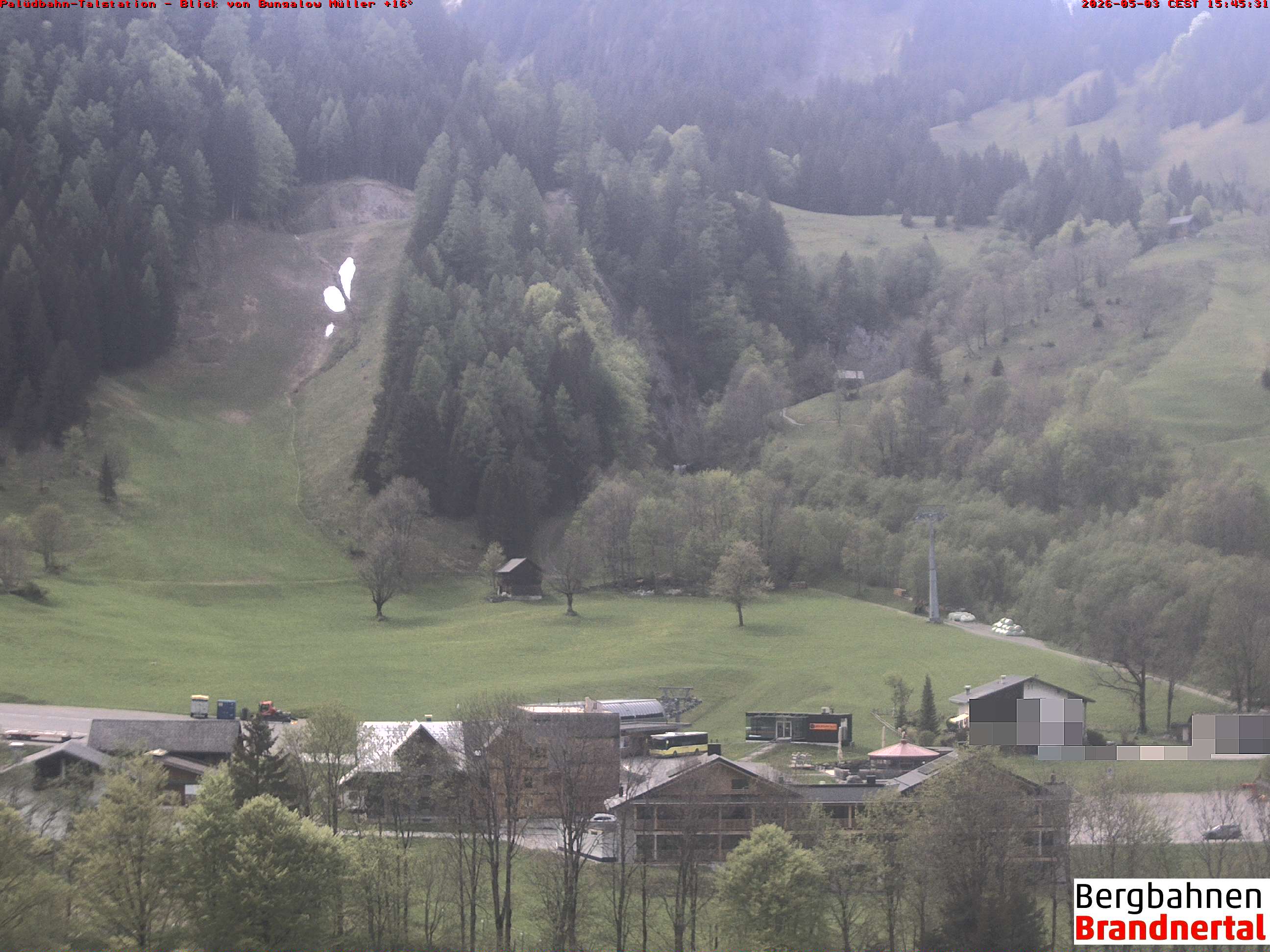 Blick auf Palüdbahn von Bungalow Müller