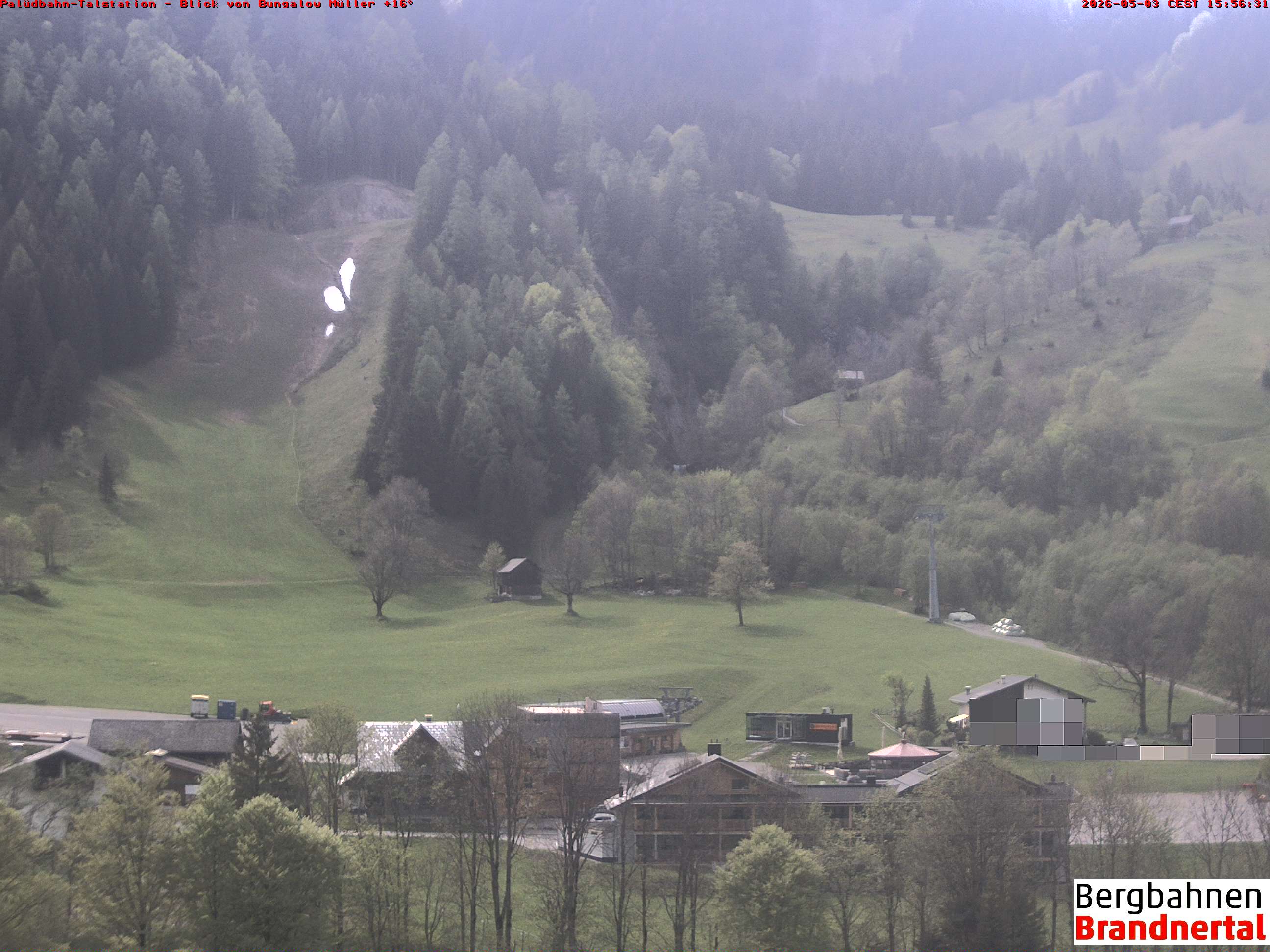 Blick auf Palüdbahn von Bungalow Müller