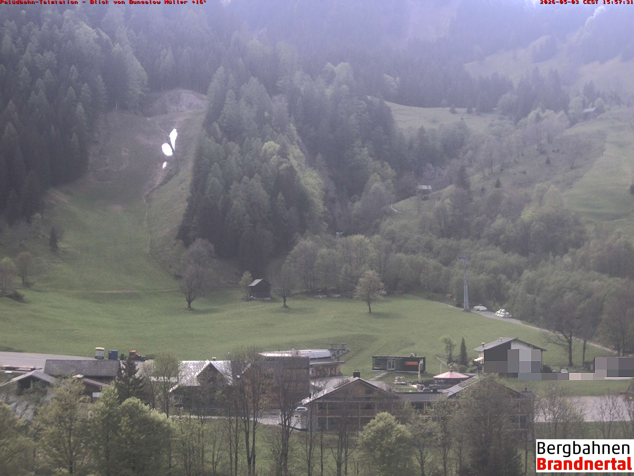 Blick auf Palüdbahn von Bungalow Müller