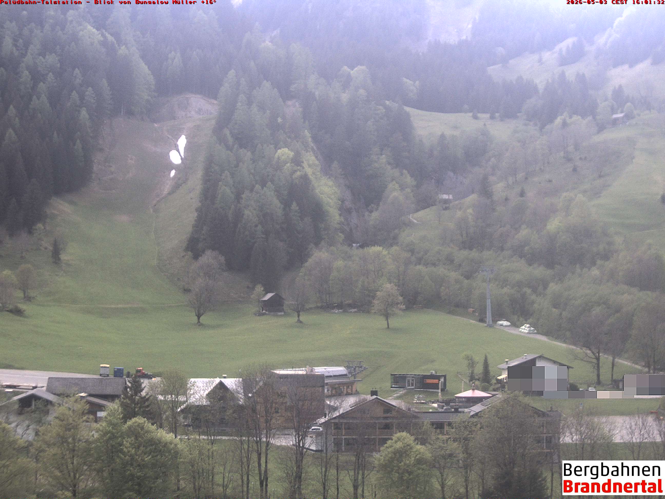 Blick auf Palüdbahn von Bungalow Müller