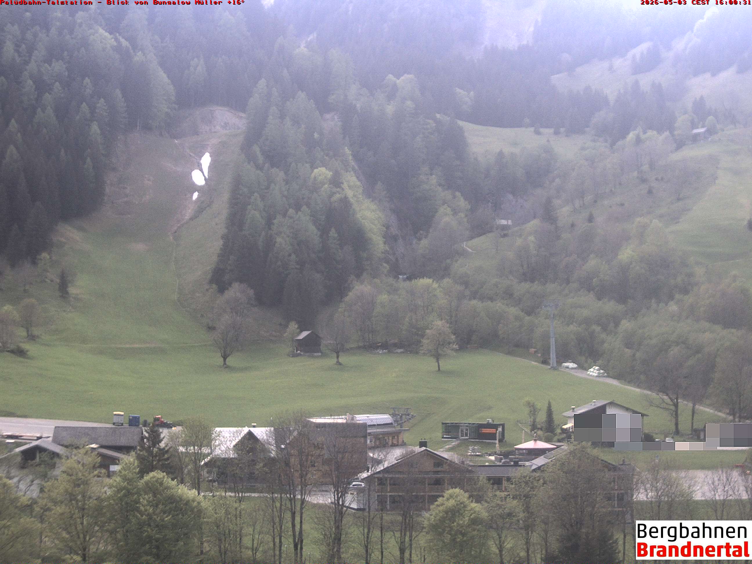 Blick auf Palüdbahn von Bungalow Müller