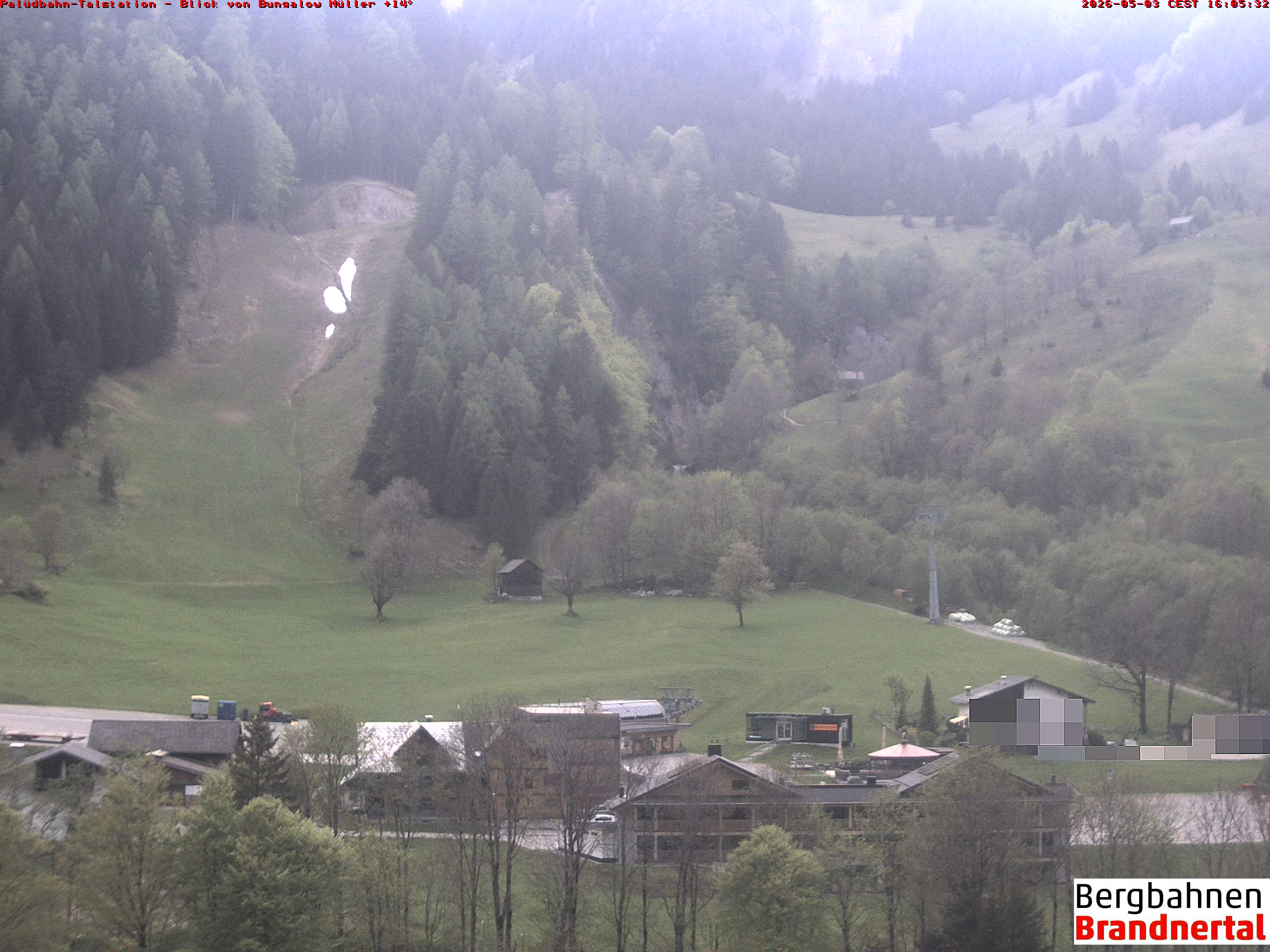 Blick auf Palüdbahn von Bungalow Müller
