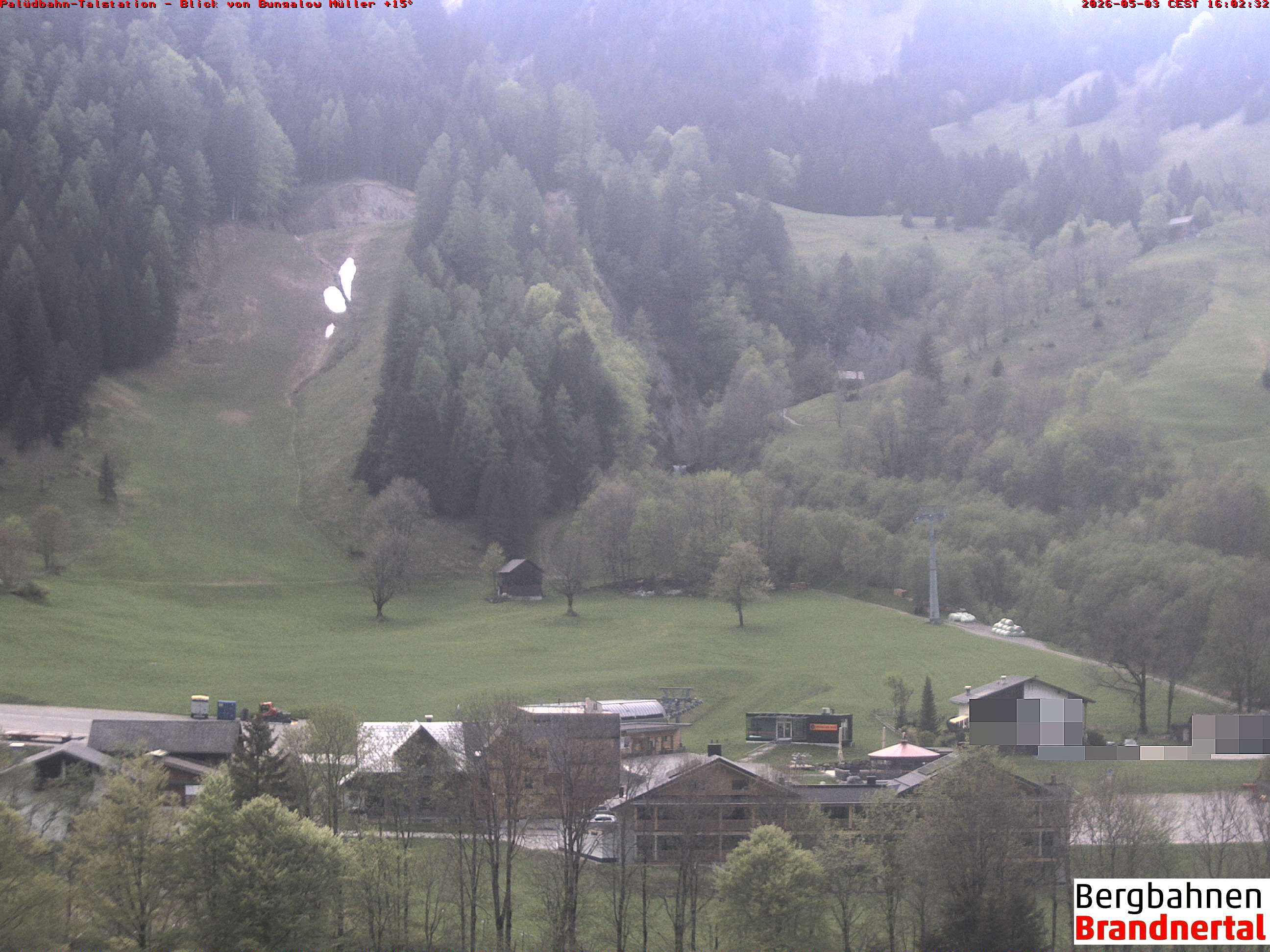 Blick auf Palüdbahn von Bungalow Müller