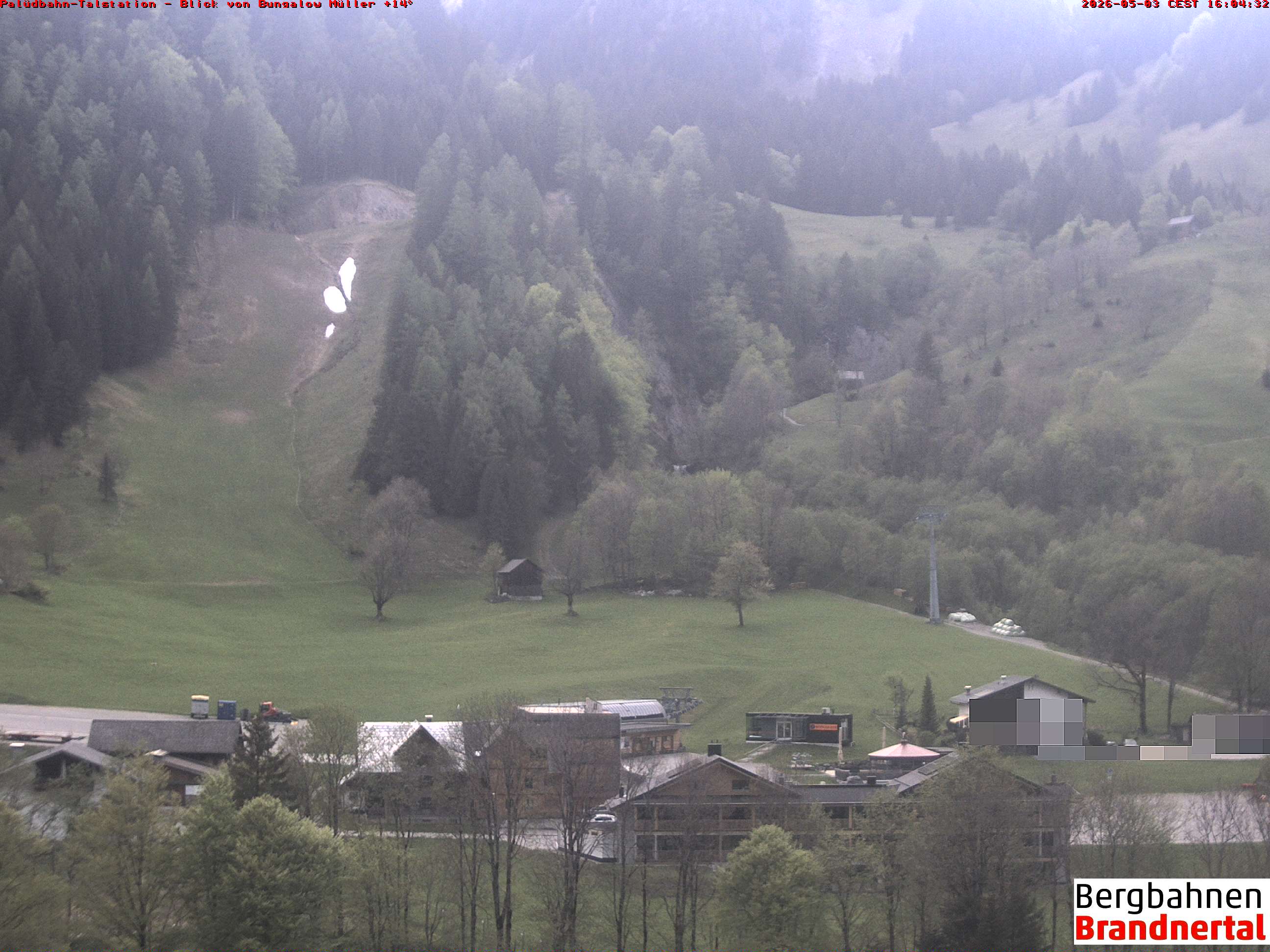 Blick auf Palüdbahn von Bungalow Müller