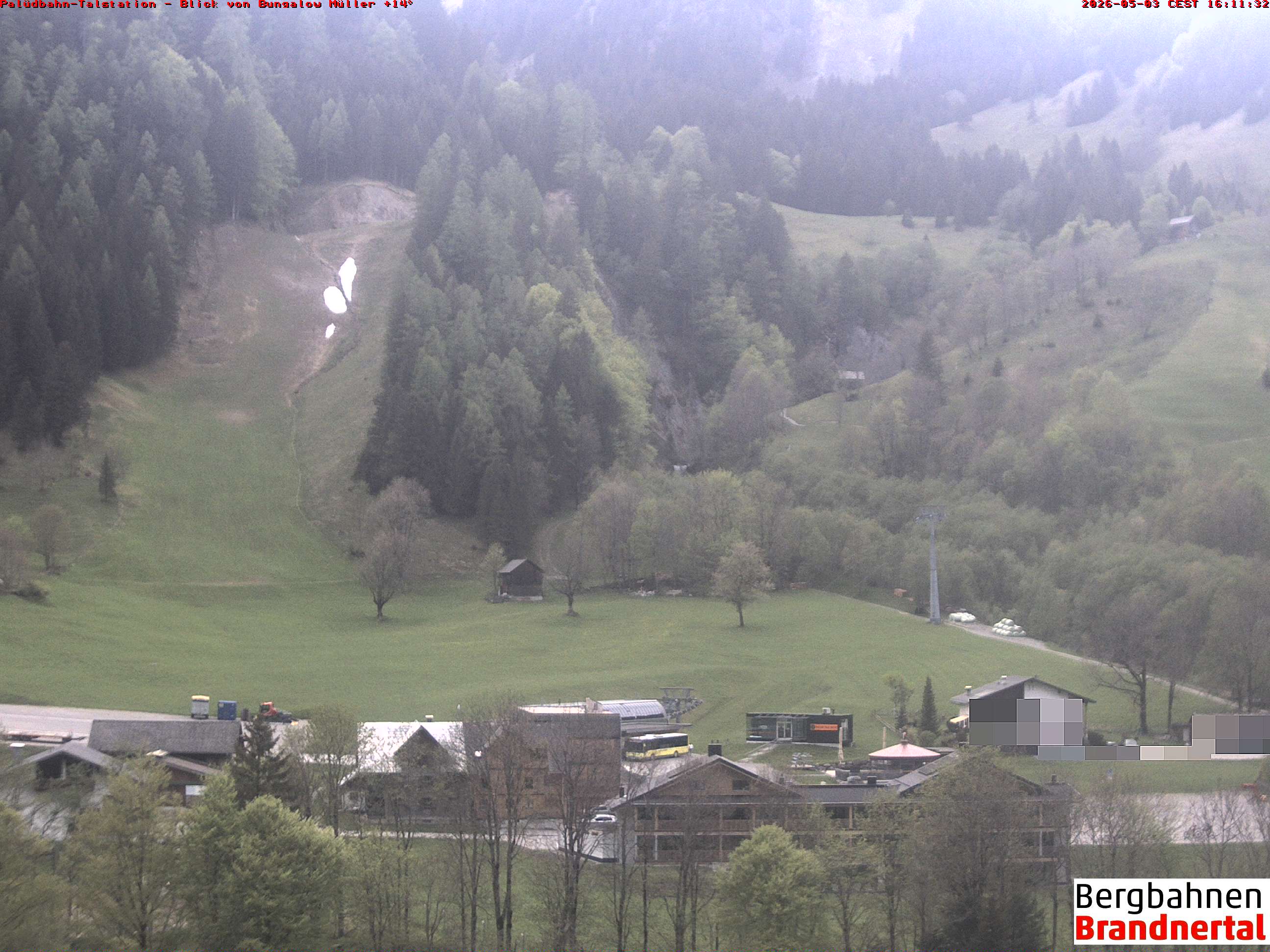 Blick auf Palüdbahn von Bungalow Müller