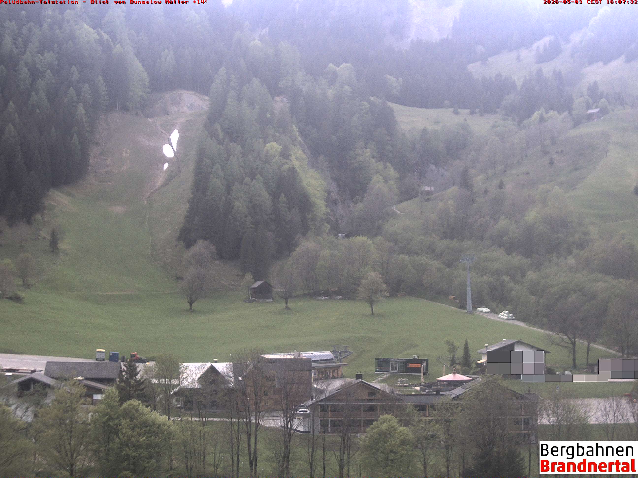 Blick auf Palüdbahn von Bungalow Müller